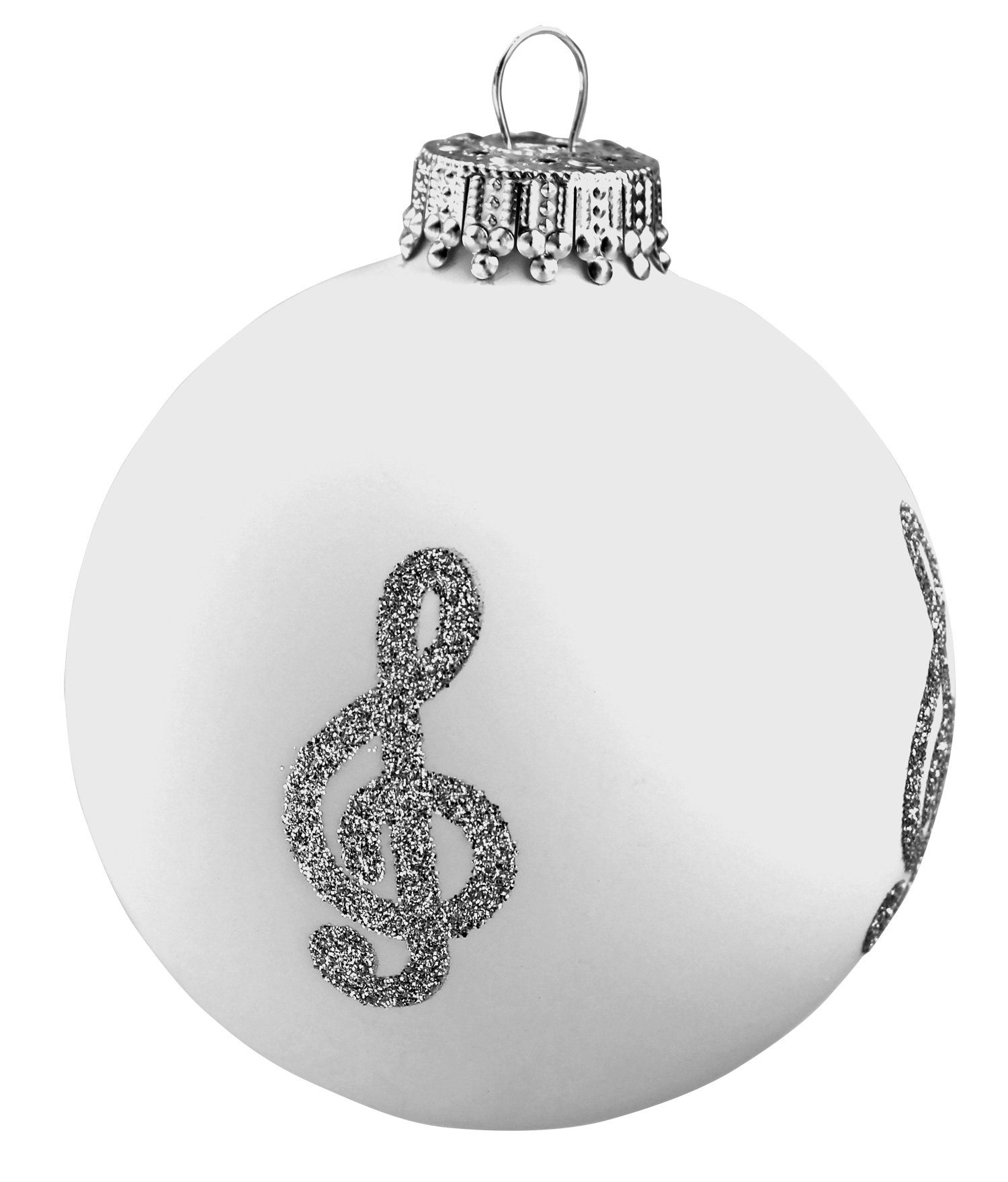 mugesh Weihnachtsbaumkugel Weihnachtskugel Violinschlüssel, für Musiker