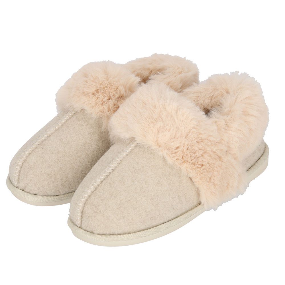 XQ Footwear Hausschuh mit strapazierfähiger Gummisohle