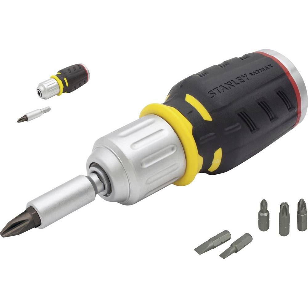 STANLEY Bit-Schraubendreher FM STUBBY RATCHET MULTIBIT - 6 BITS FMHT0-62688