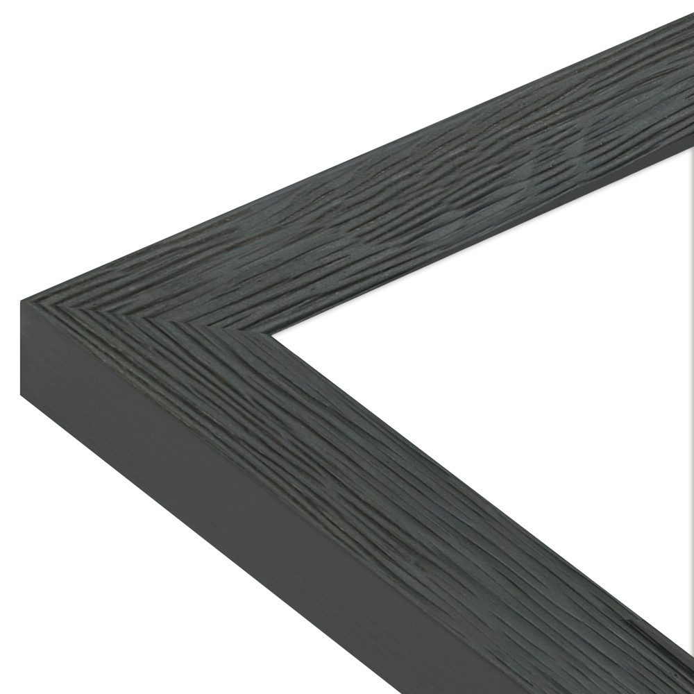 WANDStyle Bilderrahmen H300, Grauer Bilderrahmen A3 Holz, Moderner DIN A3 Fotorahmen Grau 30x42 cm