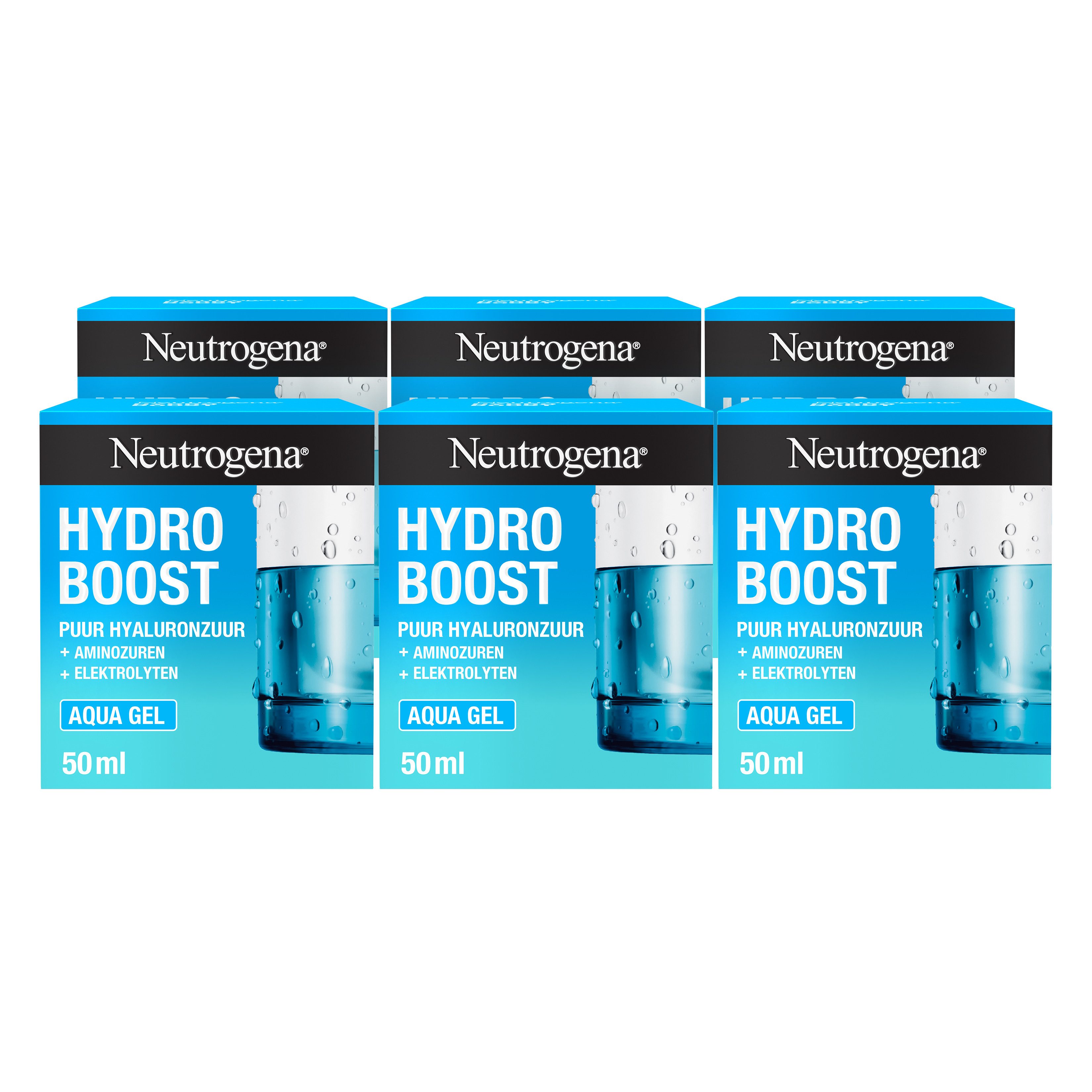 Neutrogena Tagescreme Hydro Boost Aqua Gel 6er-Pack (6x 50ml)