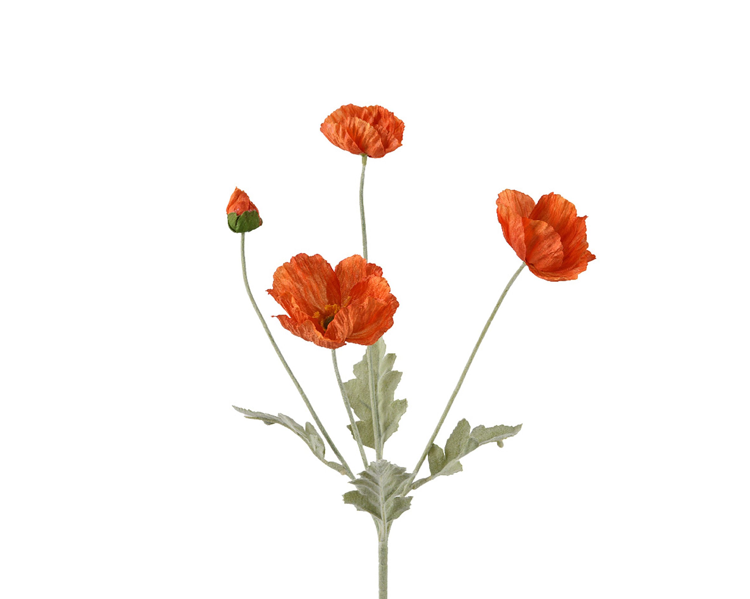 Kunstblume, Decoris season decorations, Künstliche Mohnblume günstig online kaufen