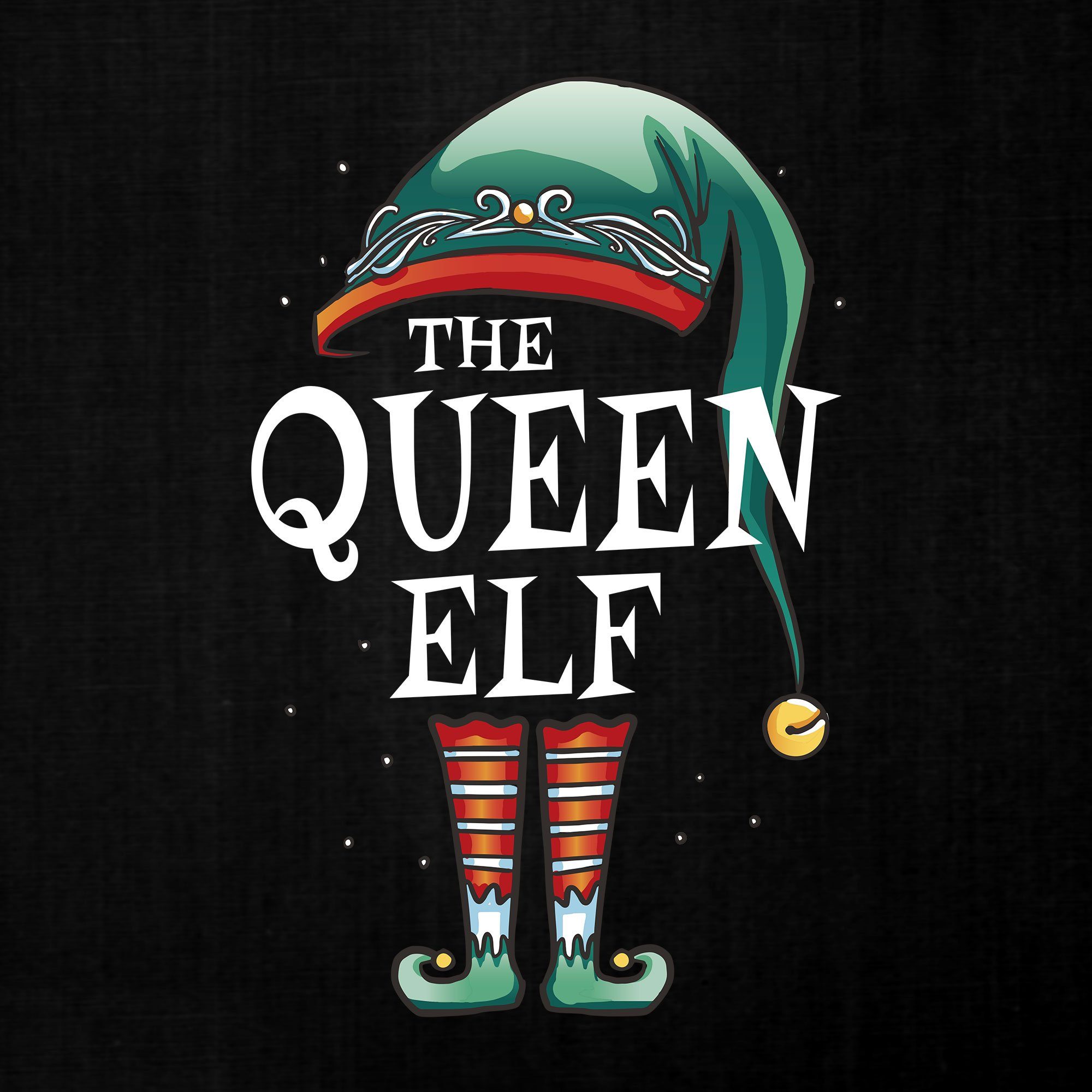 Outfit Spruch The Elf Weihnachtself (1-tlg) Queen Quattro Hoodie Formatee Elfen