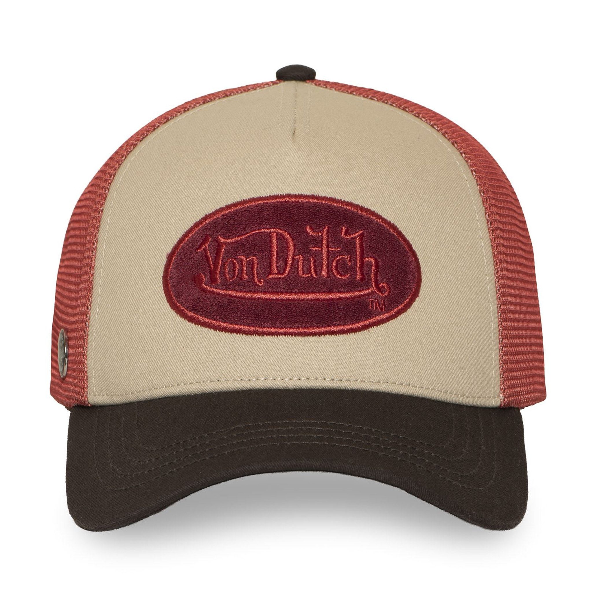 Von Dutch Trucker Cap Von Dutch Originals Trucker Cap - CALIFORNIA TERRY PATCH Mesh (Basecap, Basecap, Meshcap, Trucker Kappe)