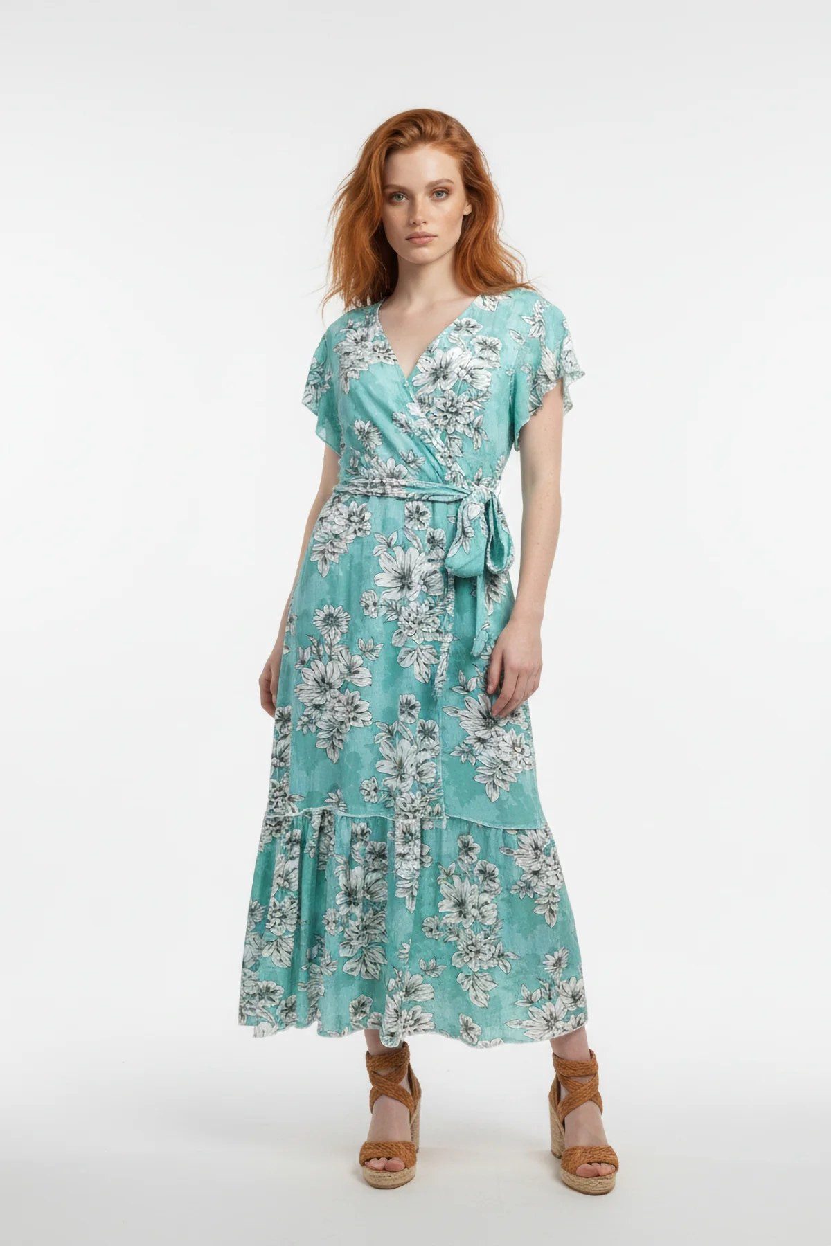 No Matter What Midikleid Kurzarm Midi Kleid