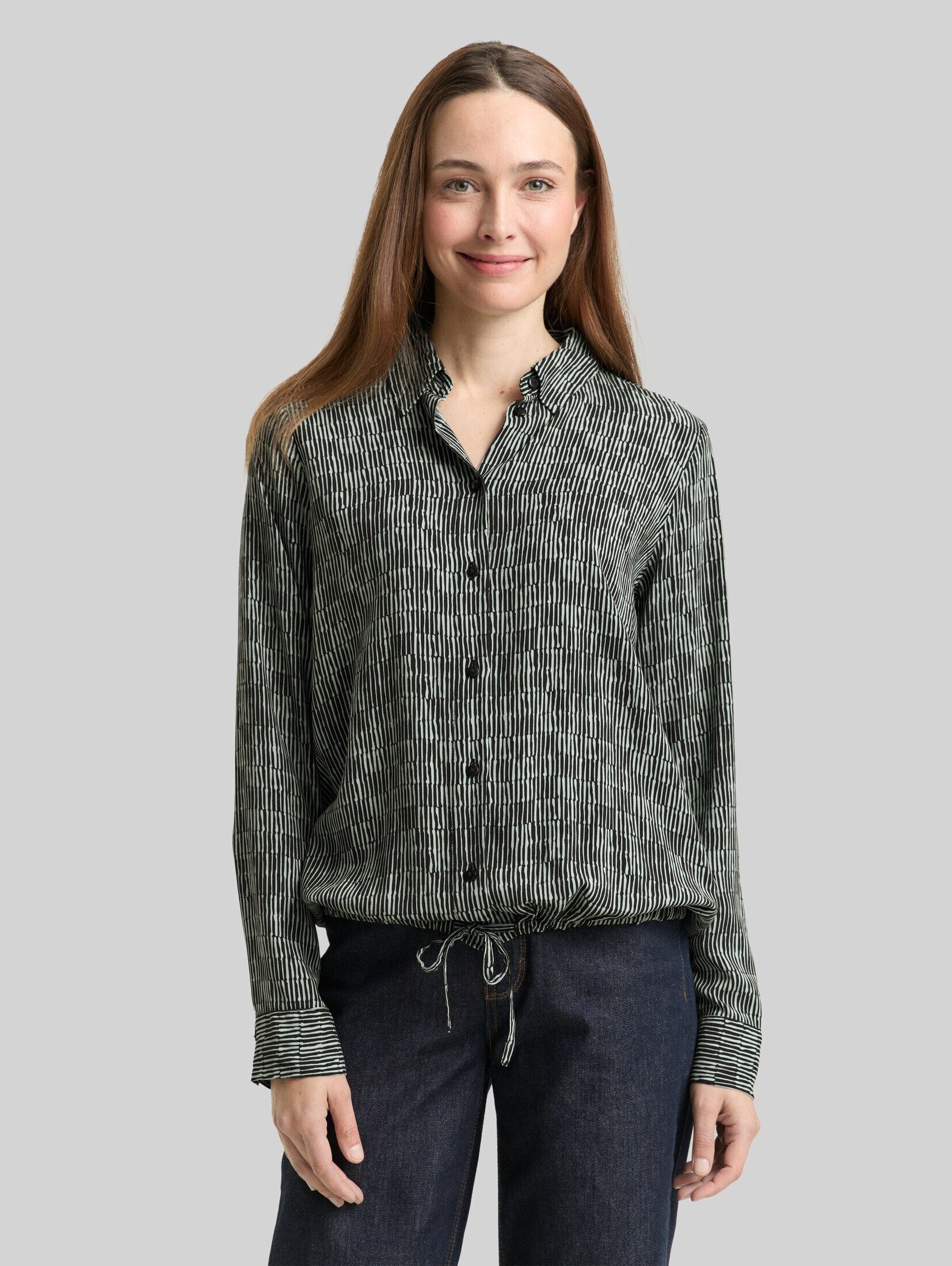 TOM TAILOR Langarmbluse Blusen & Shirts Bluse mit Muster