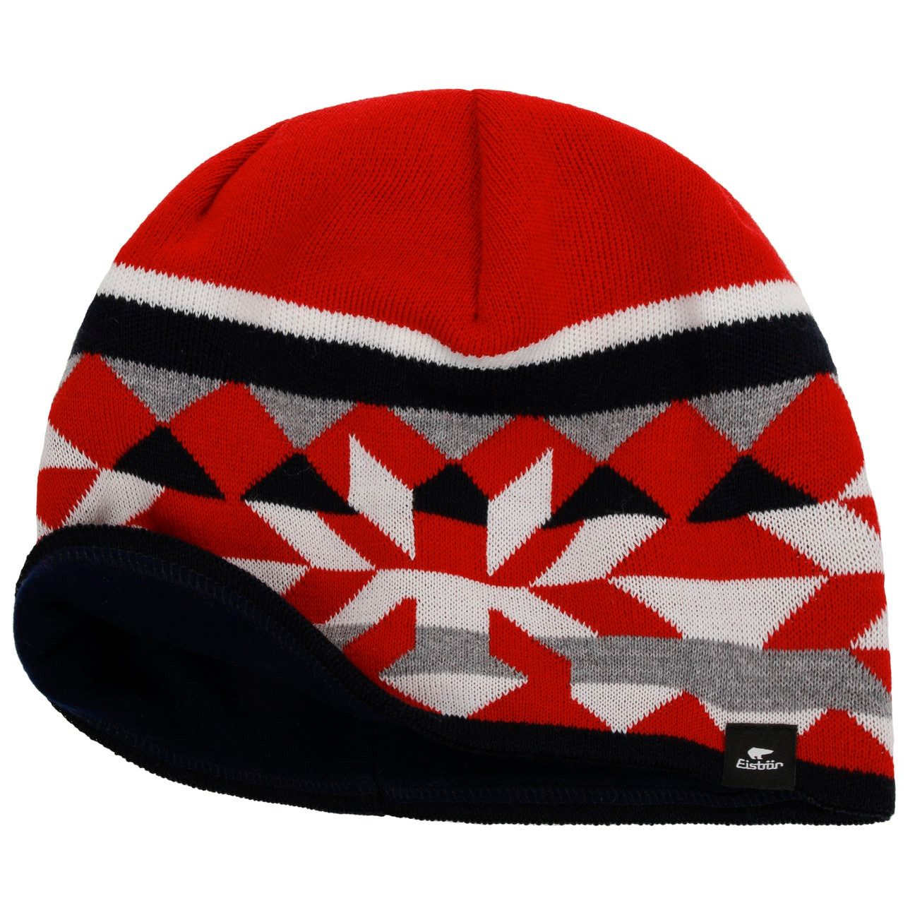 Eisbär Beanie (1-St) Strickmütze mit Futter, Made in Austria