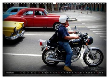 CALVENDO Wandkalender Motorrad-Legenden: SUZUKI (Premium, hochwertiger DIN A2 Wandkalender 2023, Kunstdruck in Hochglanz)