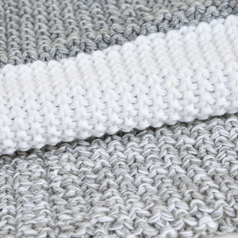 Neverless Loop Damen Loopschal Strickschal Schlauchschal Winterschal Grobstrick zweifarbig Neverless®