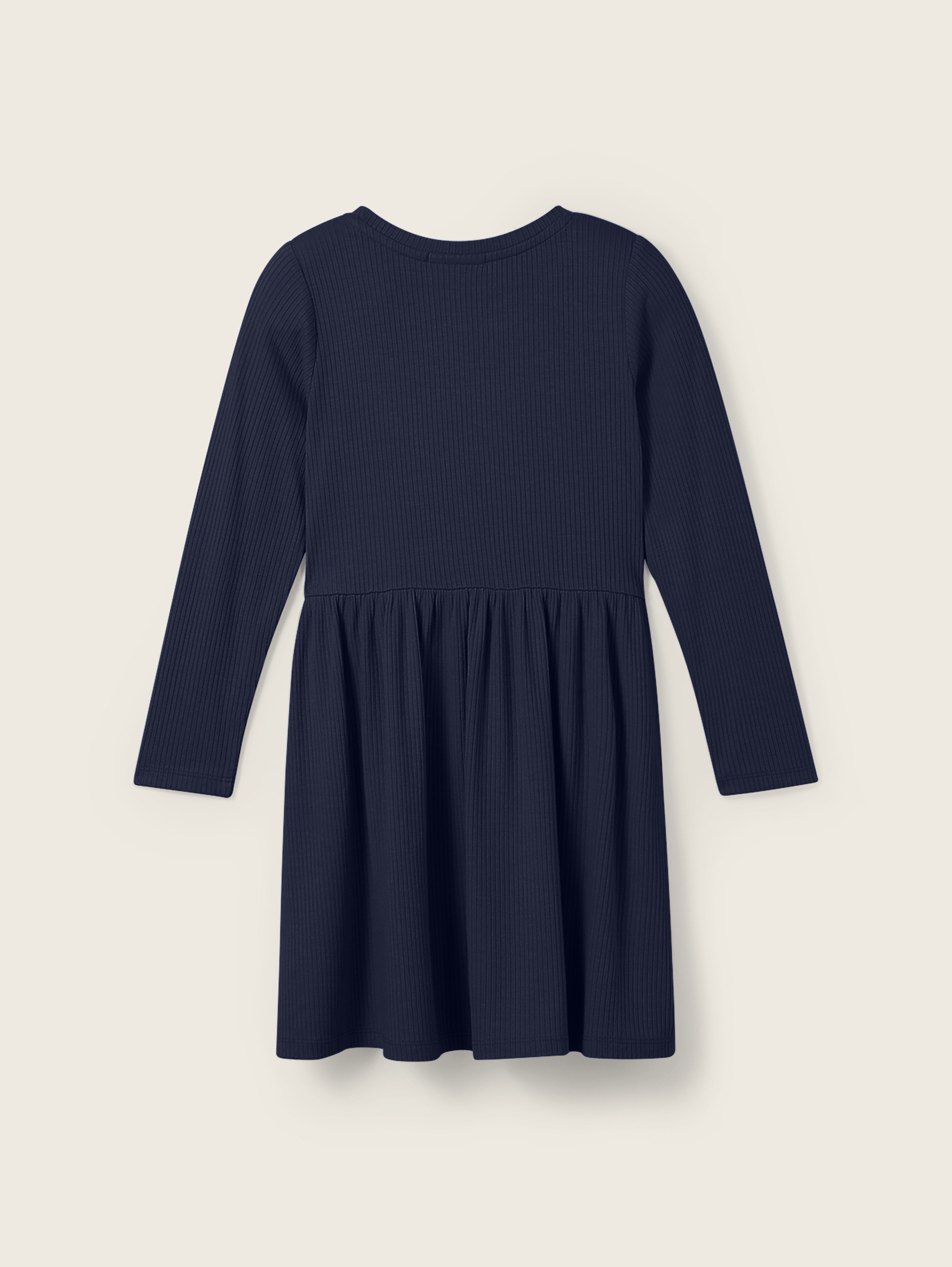 TOM TAILOR Midikleid in Ripp-Optik, mit Stretch