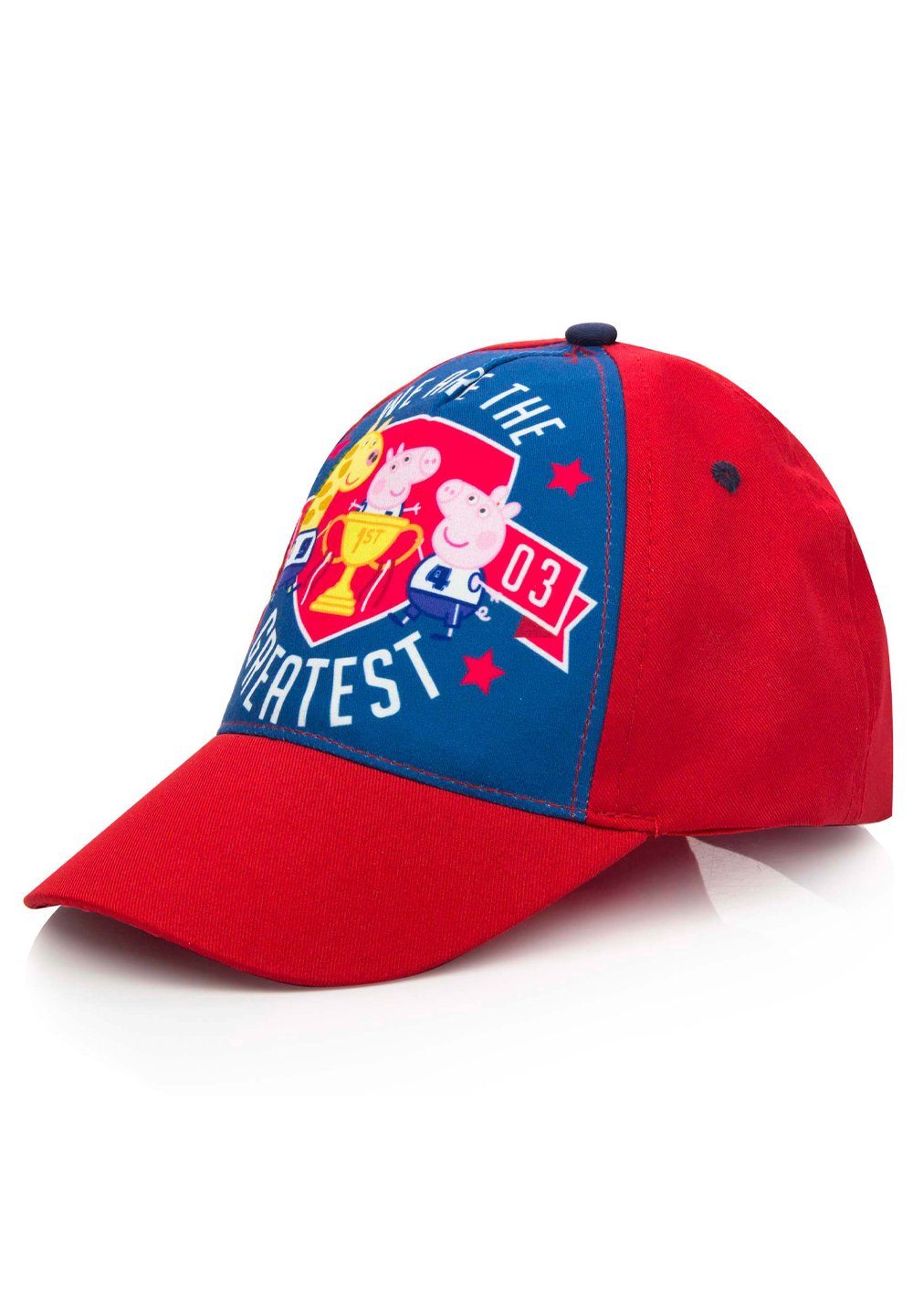 Baseball Cap Peppa George Kappe Wutz Pig Peppa und Rot