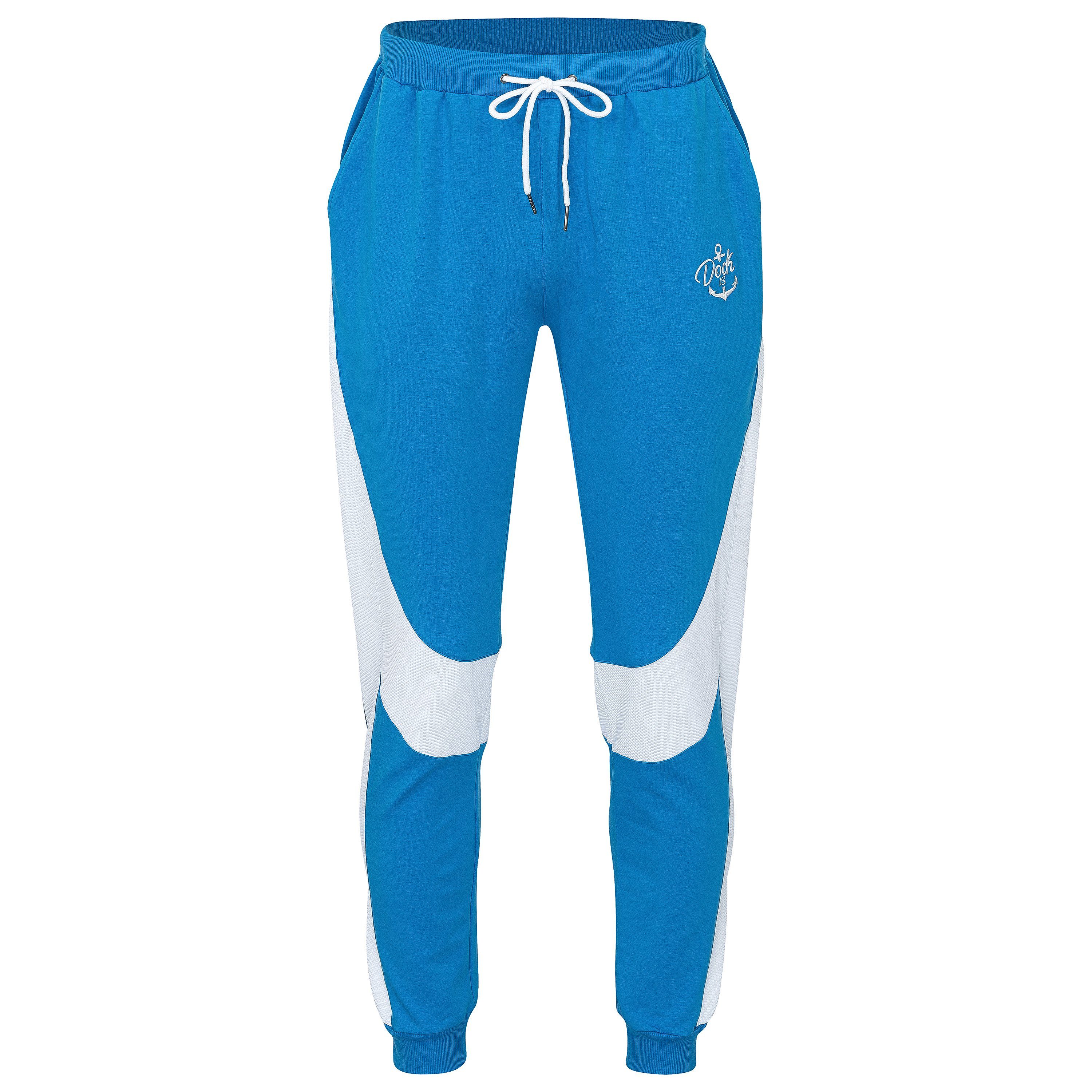 Dock13 Jogginghose Dock13 klassische Jogginghose / Freizeithose mit (1-tlg) Logo gestickt