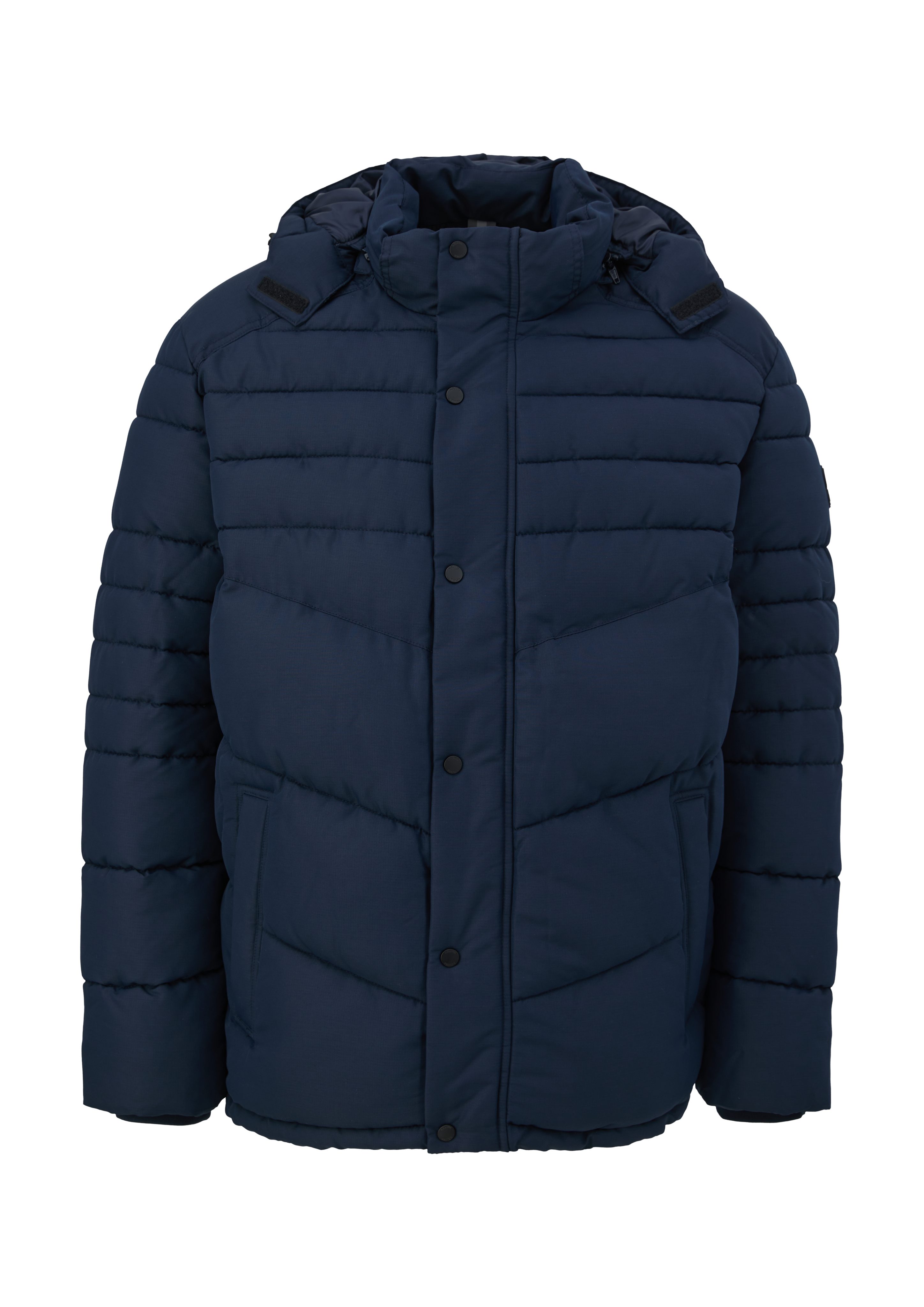 navy Outdoorjacke strukturierter in Sportive Steppjacke s.Oliver Qualität