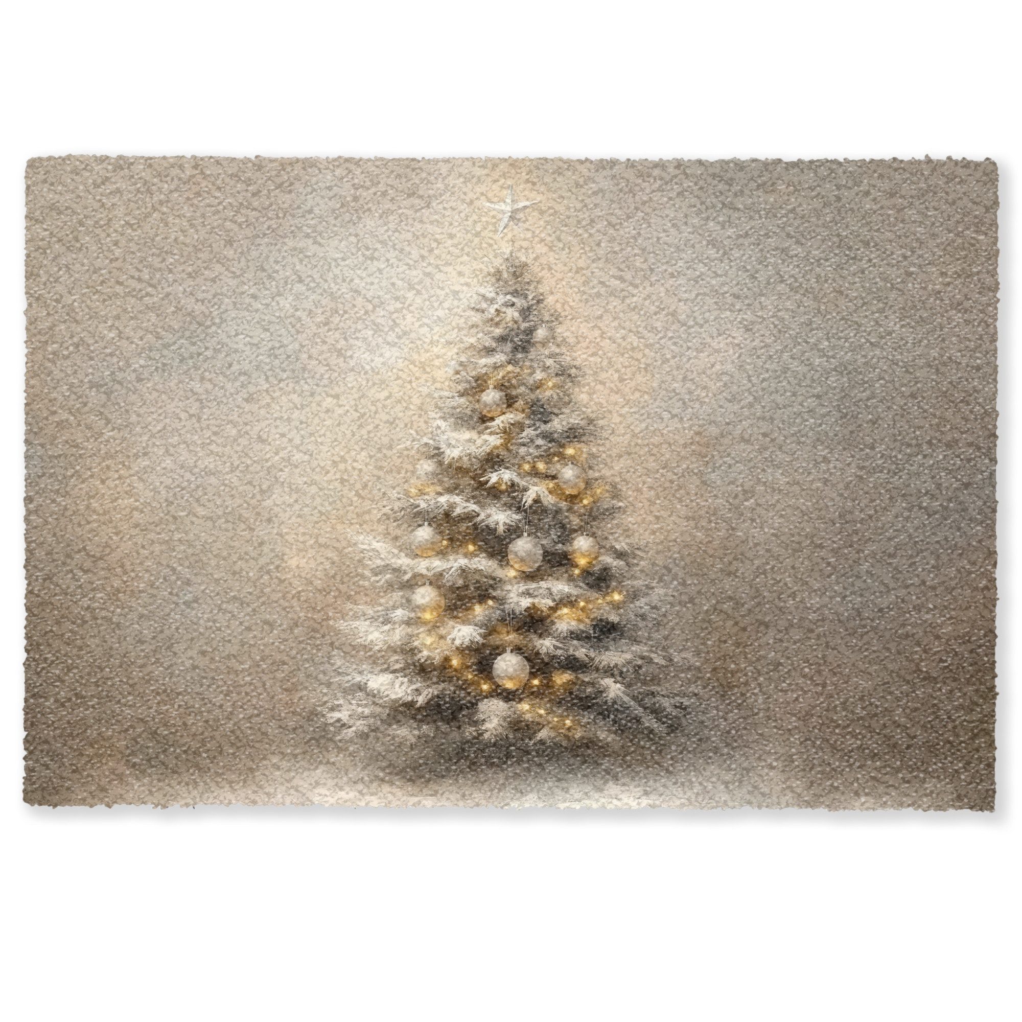 MuchoWow Fußmatte Weihnachten - Weihnachtsbaum - günstig online kaufen