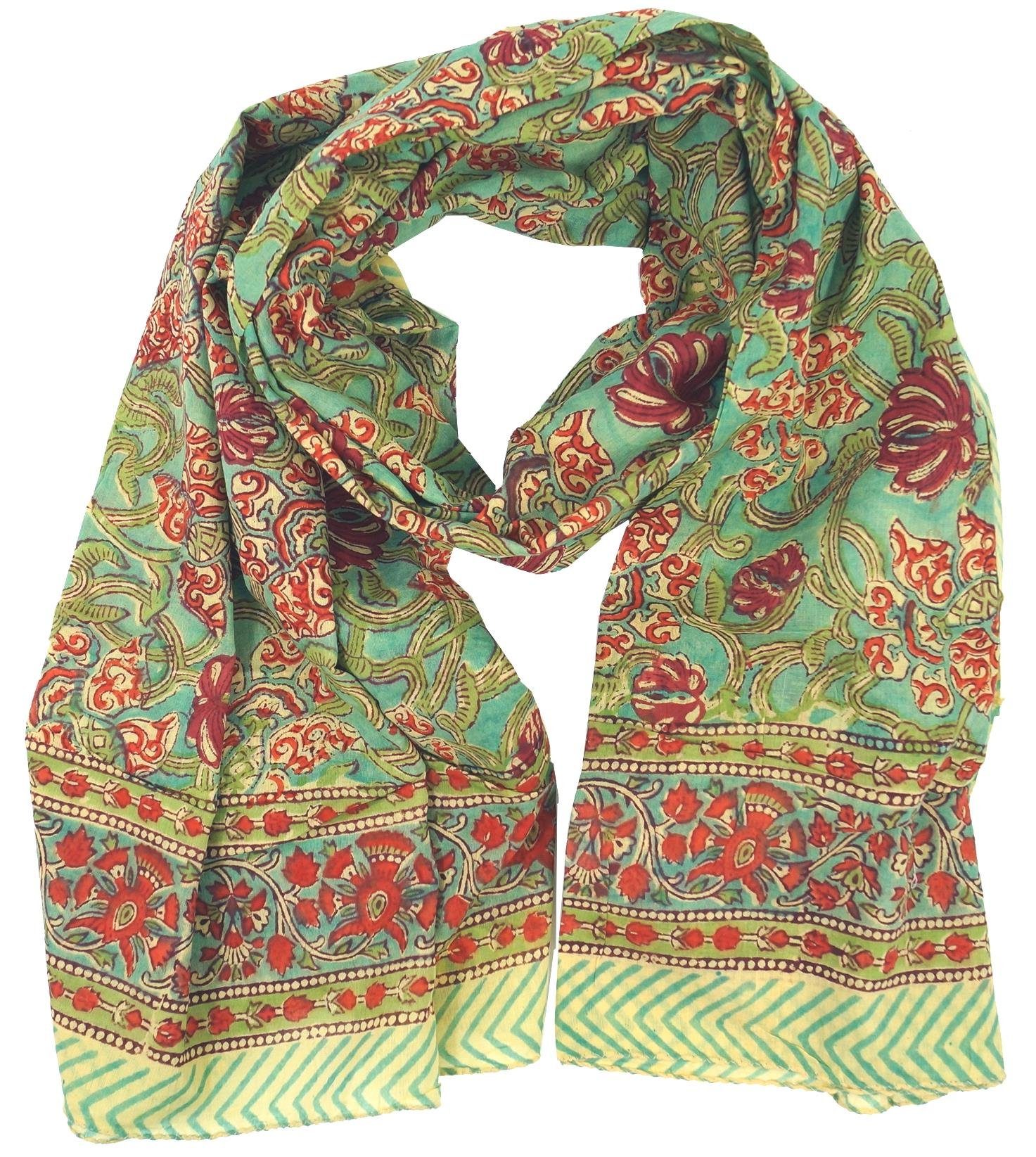 Guru-Shop Sarong Leichter Pareo Schal, Sarong, handbedrucktes.. – Bild 5 von 5