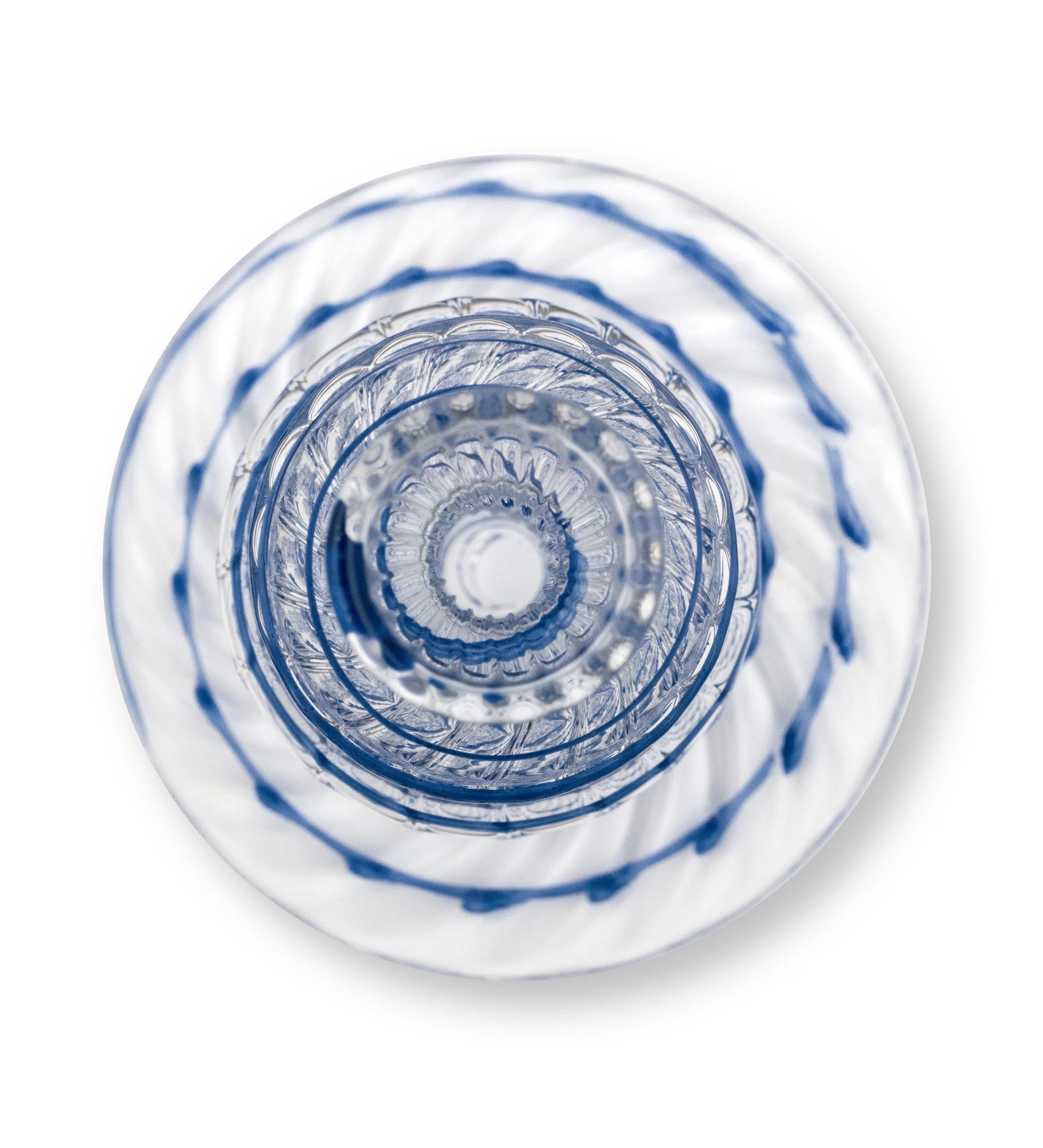 PiP Studio Geschirr Pip Studio Kerzenhalter Glas Pip & The Blue Bird, dunkelbla