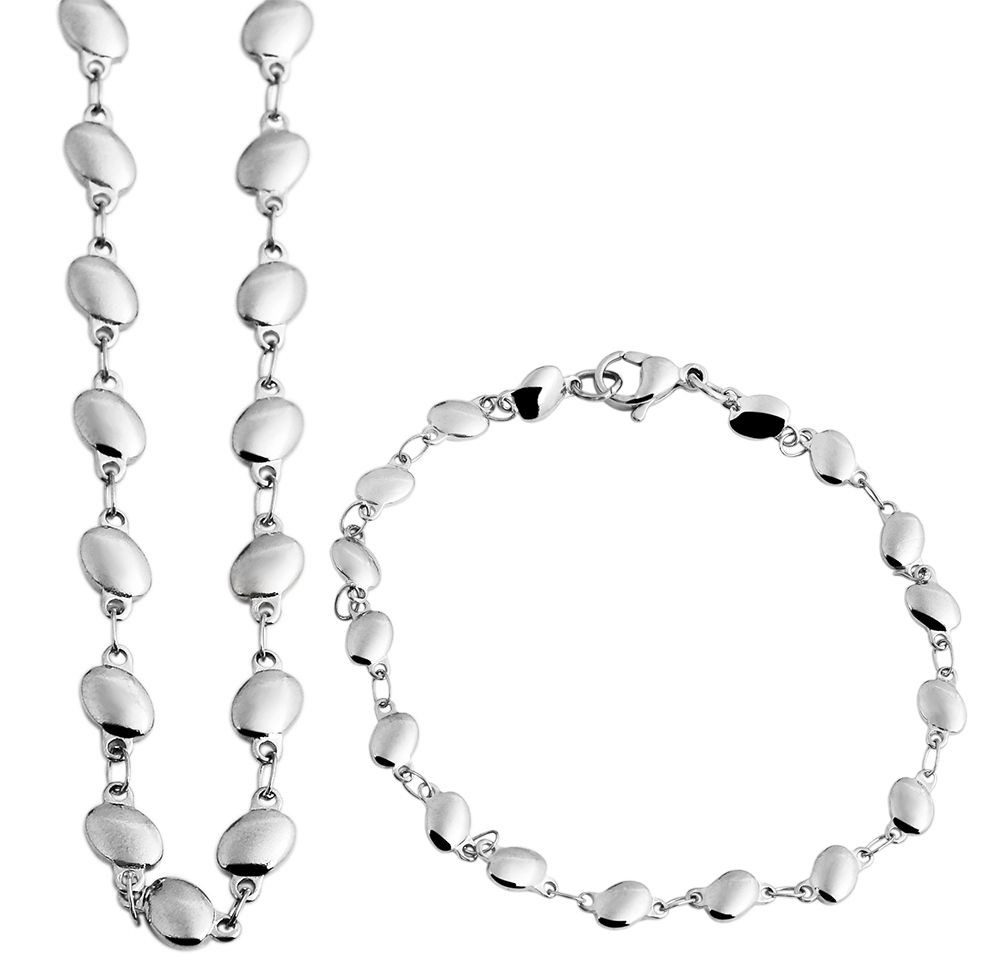 Schmuckset 5120053 Edelstahl Schmuckset (Ohringe, Kette mit Anhänger)