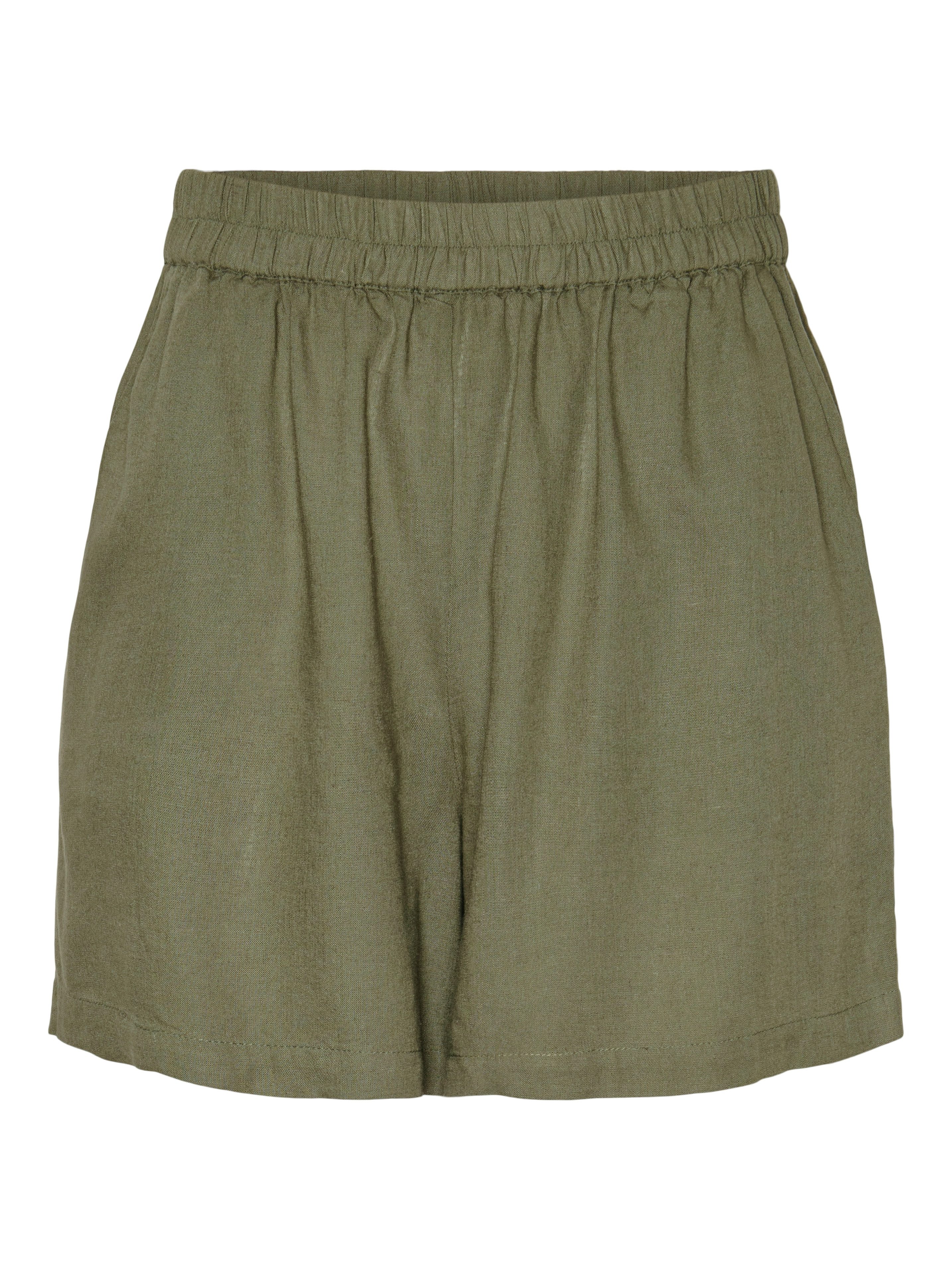 pieces Shorts PCPIA MW SHORTS WVN NOOS mit Leinen – Bild 4 von 5