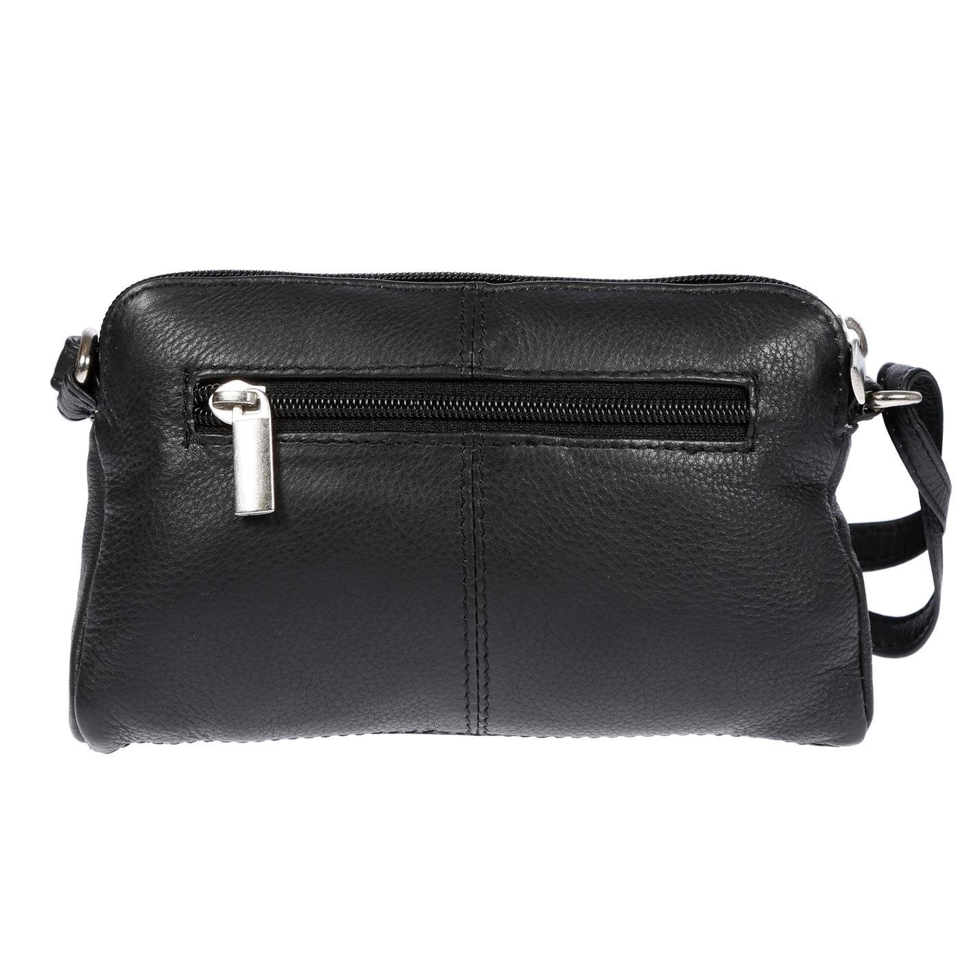 Christian Wippermann Henkeltasche Kleine echt Leder Damen Umhängetasche Schultertasche Tasche Handtasche
