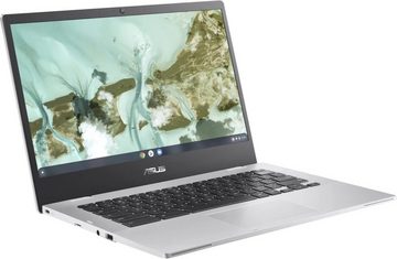 Asus ChromeBook CX1400 Chromebook (35,56 cm/14 Zoll, Intel Celeron N3350, Intel HD Graphics 500, 8GB RAM, ChromeOS, Webcam, 64GB eMMC Festplatte)