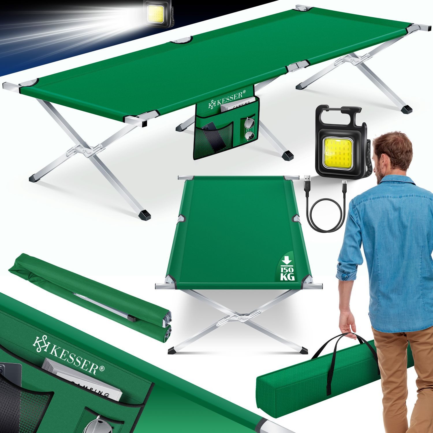 KESSER Bett, Campingbett Klappbett Inkl.Tragetasche und günstig online kaufen