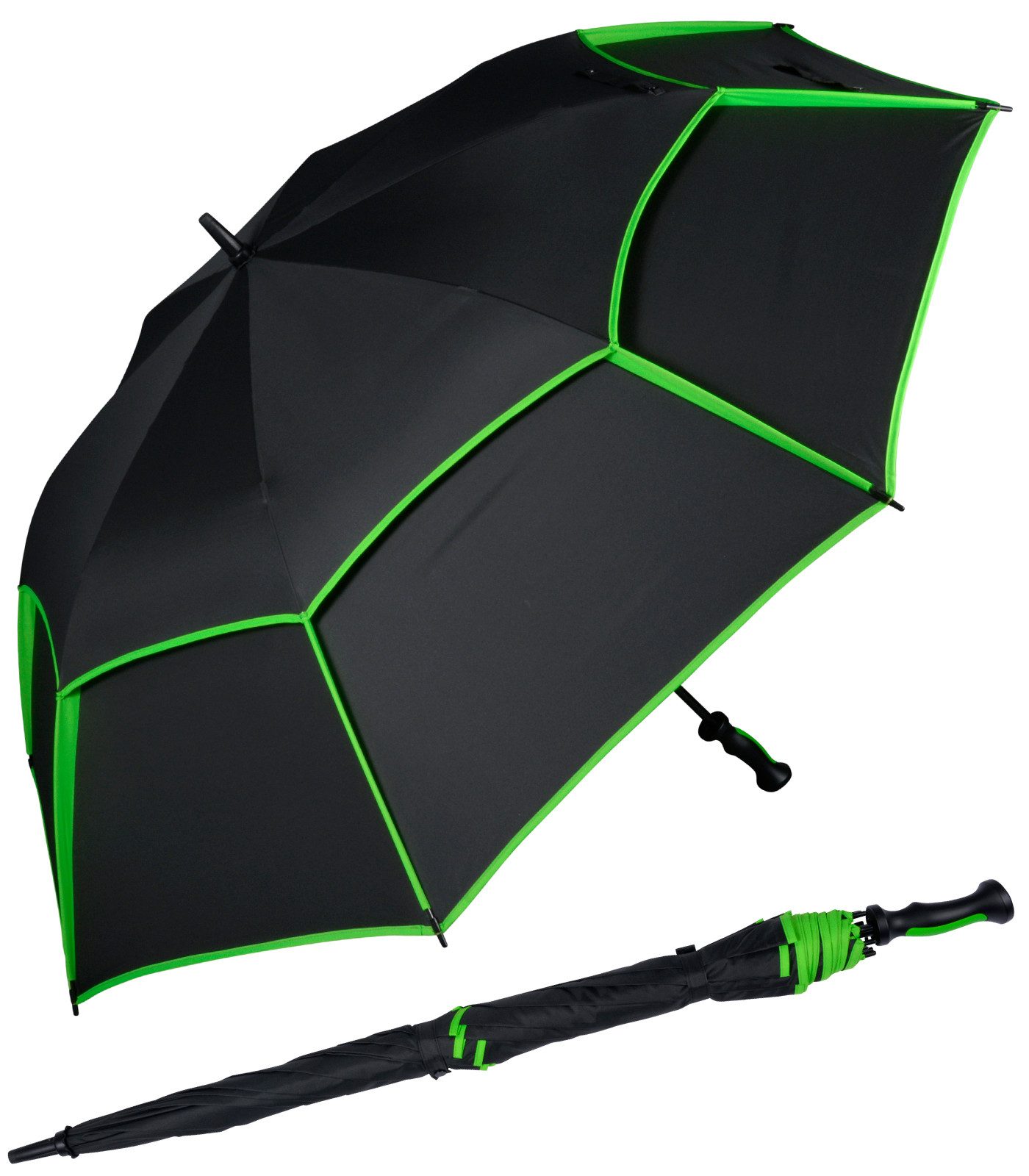 iX-brella Stockregenschirm XXXL 140 cm Durchmesser mit Ventilationsbezug, s günstig online kaufen