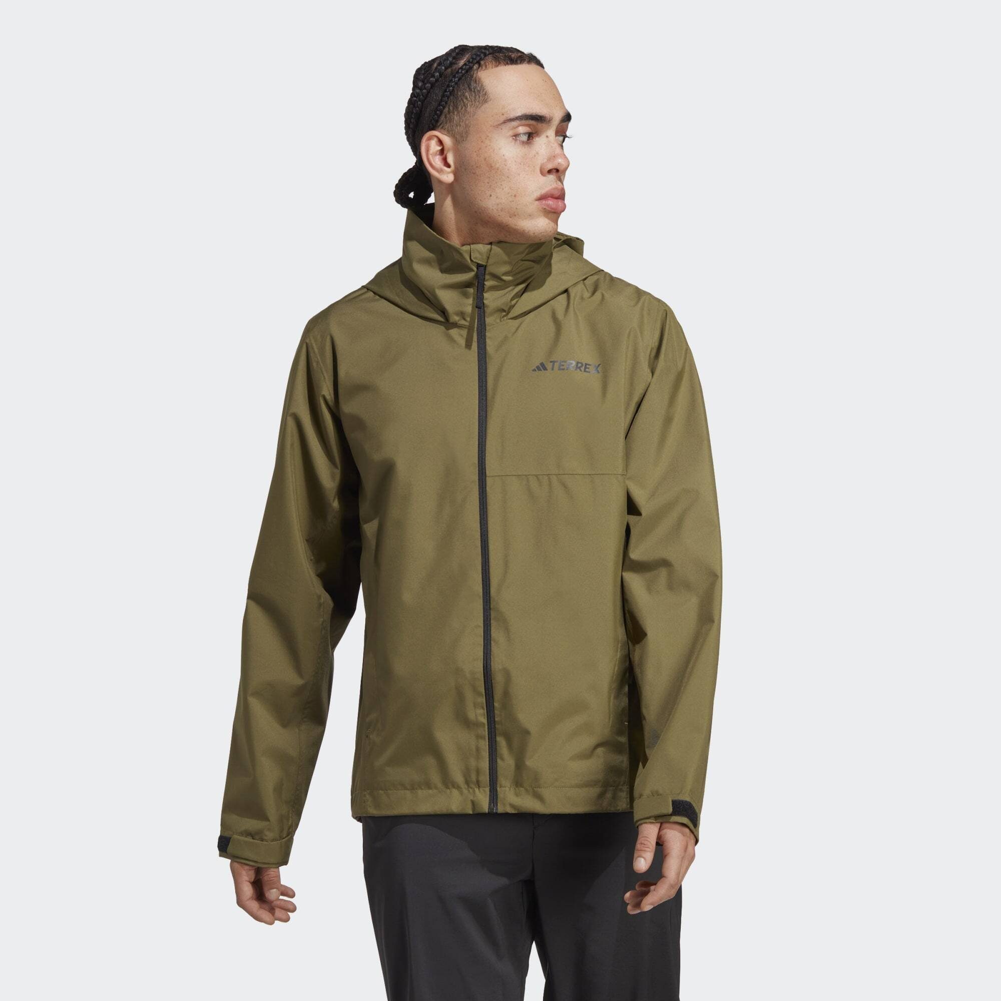 adidas TERREX Outdoorjacke TERREX MULTI RAIN.RDY 2-LAYER REGENJACKE Focus Olive | Jacken