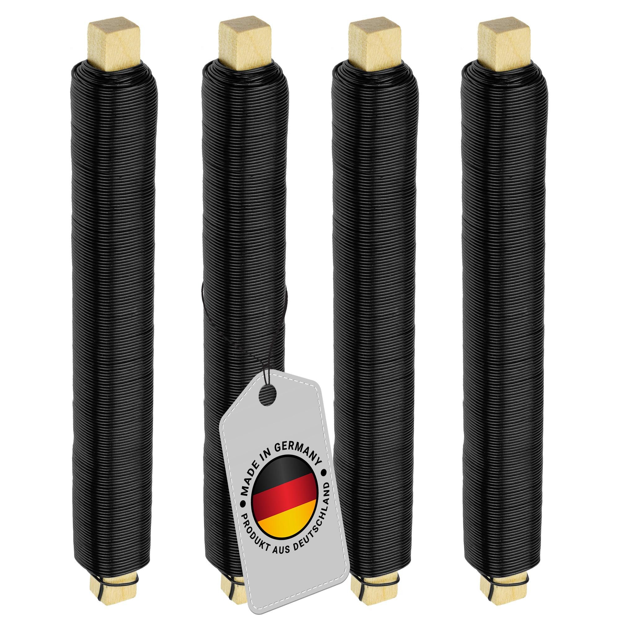 ECENCE Bindedraht Bindedraht verzinkt Blumendraht Wickeldraht 35m