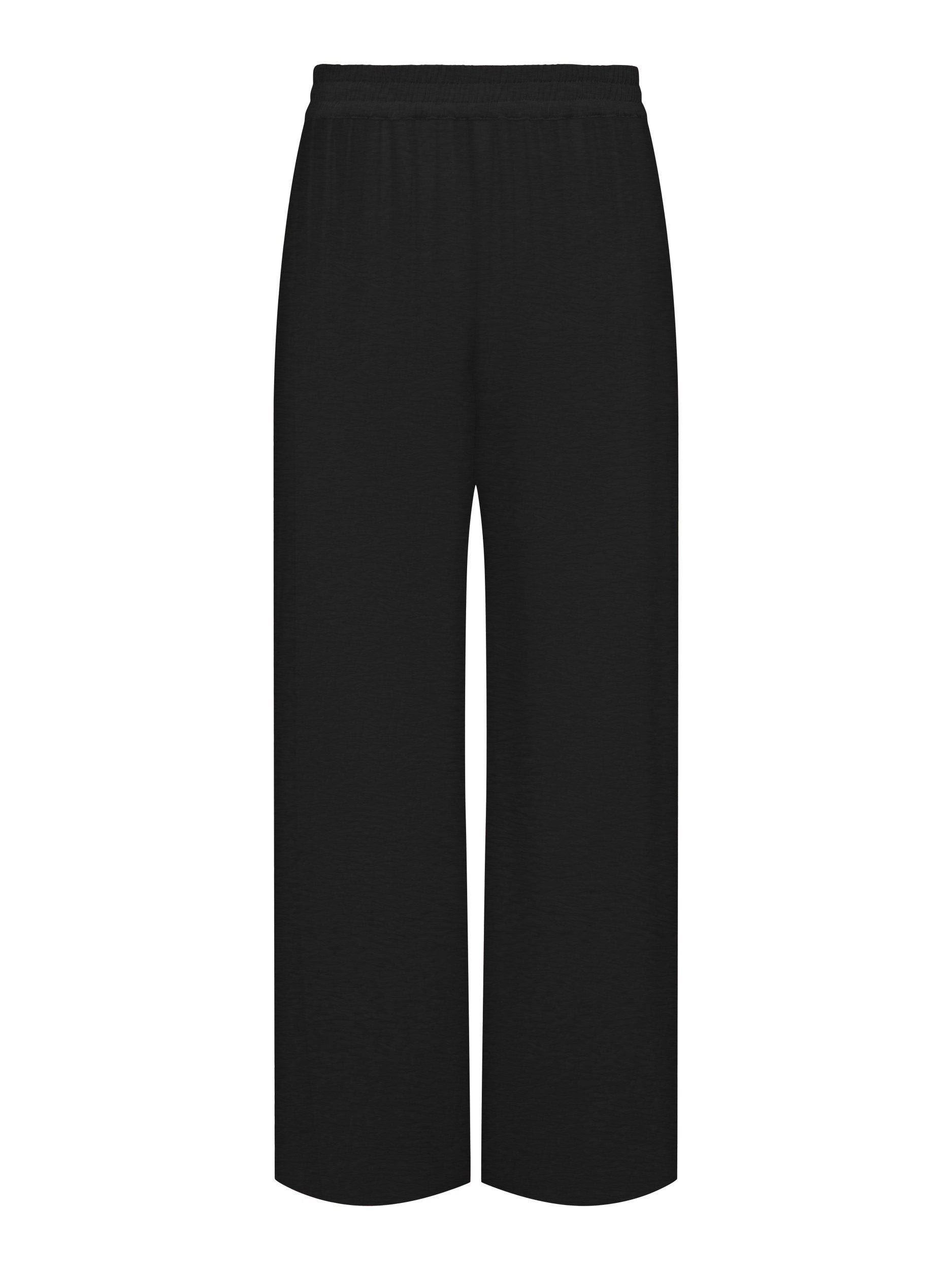 pieces Palazzohose - sommerliche Stoffhose im Slim Fit mit All-Over-Print günstig online kaufen