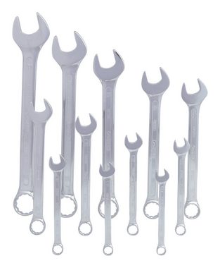 KS Tools Maulschlüssel, Ringmaulschlüssel-Satz, abgewinkelt, 12-teilig 10-32 mm