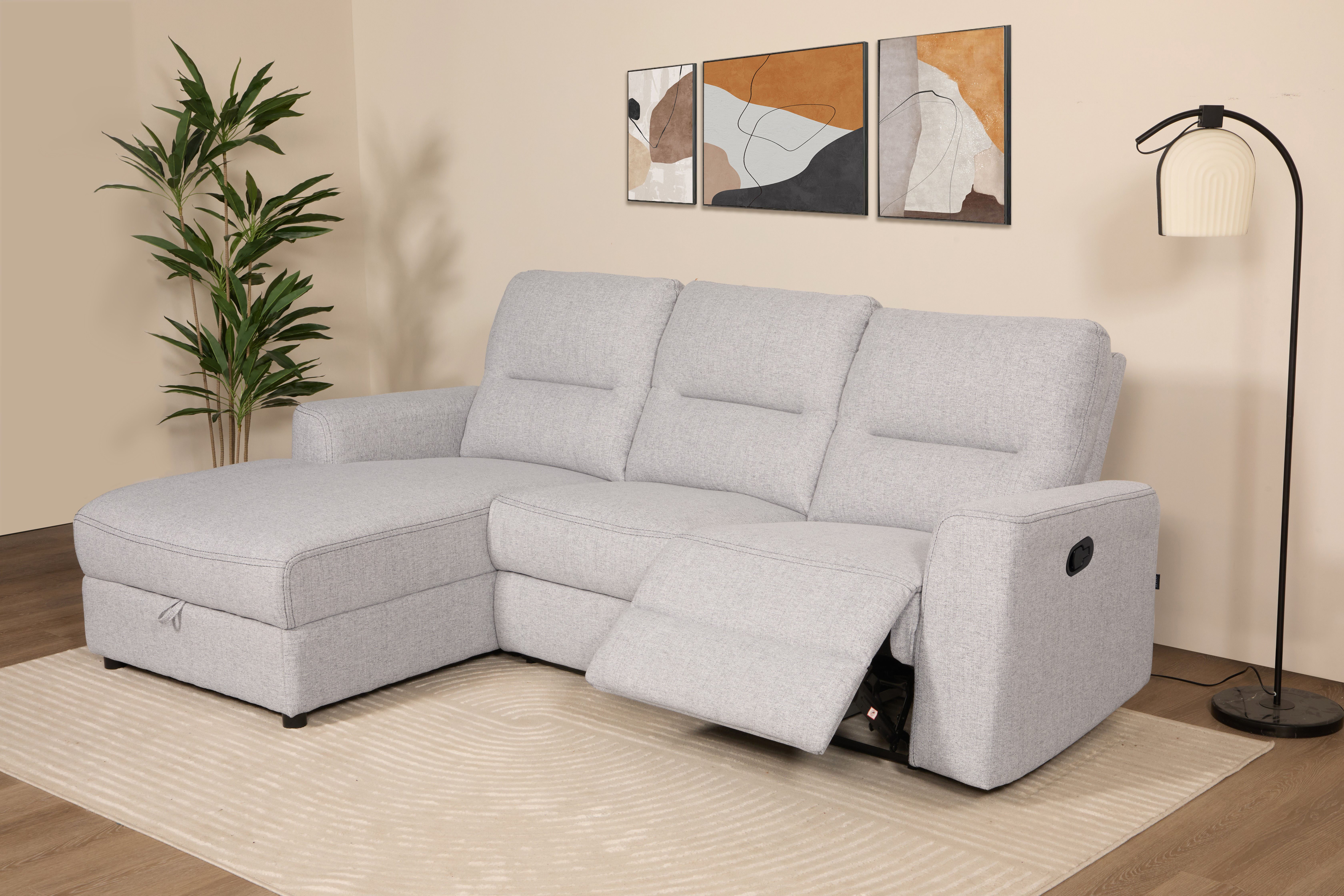 Home affaire Ecksofa "VENOIR, L-Form, 250 cm, manuelle u. elektrische Funkt günstig online kaufen
