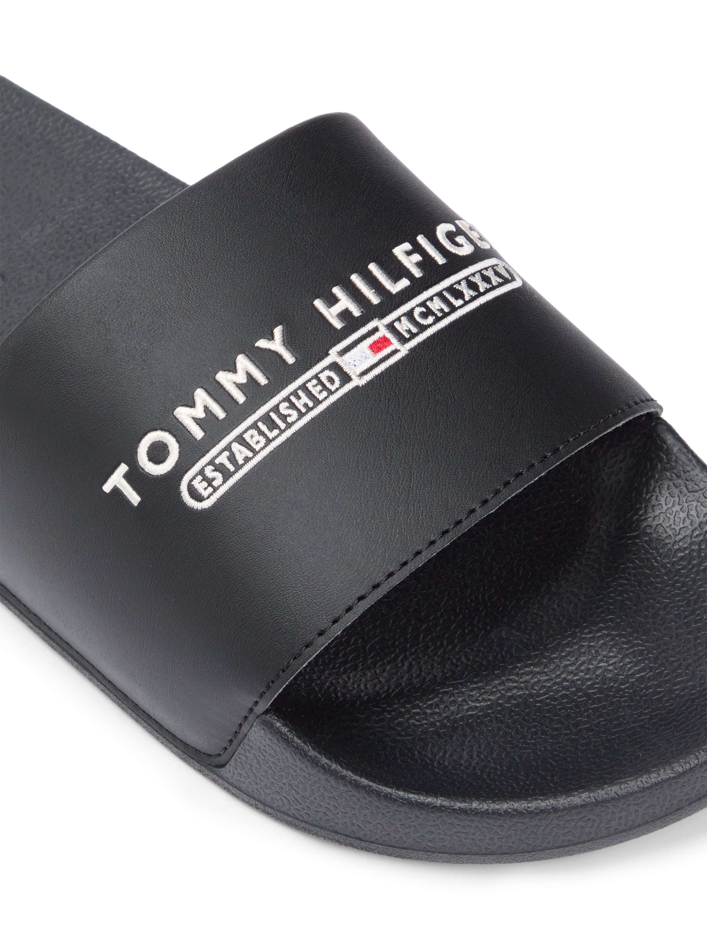 Tommy Hilfiger TOMMY HILFIGER RAISED POOL SLIDE Pantolette, Sommerschuh, Ba günstig online kaufen