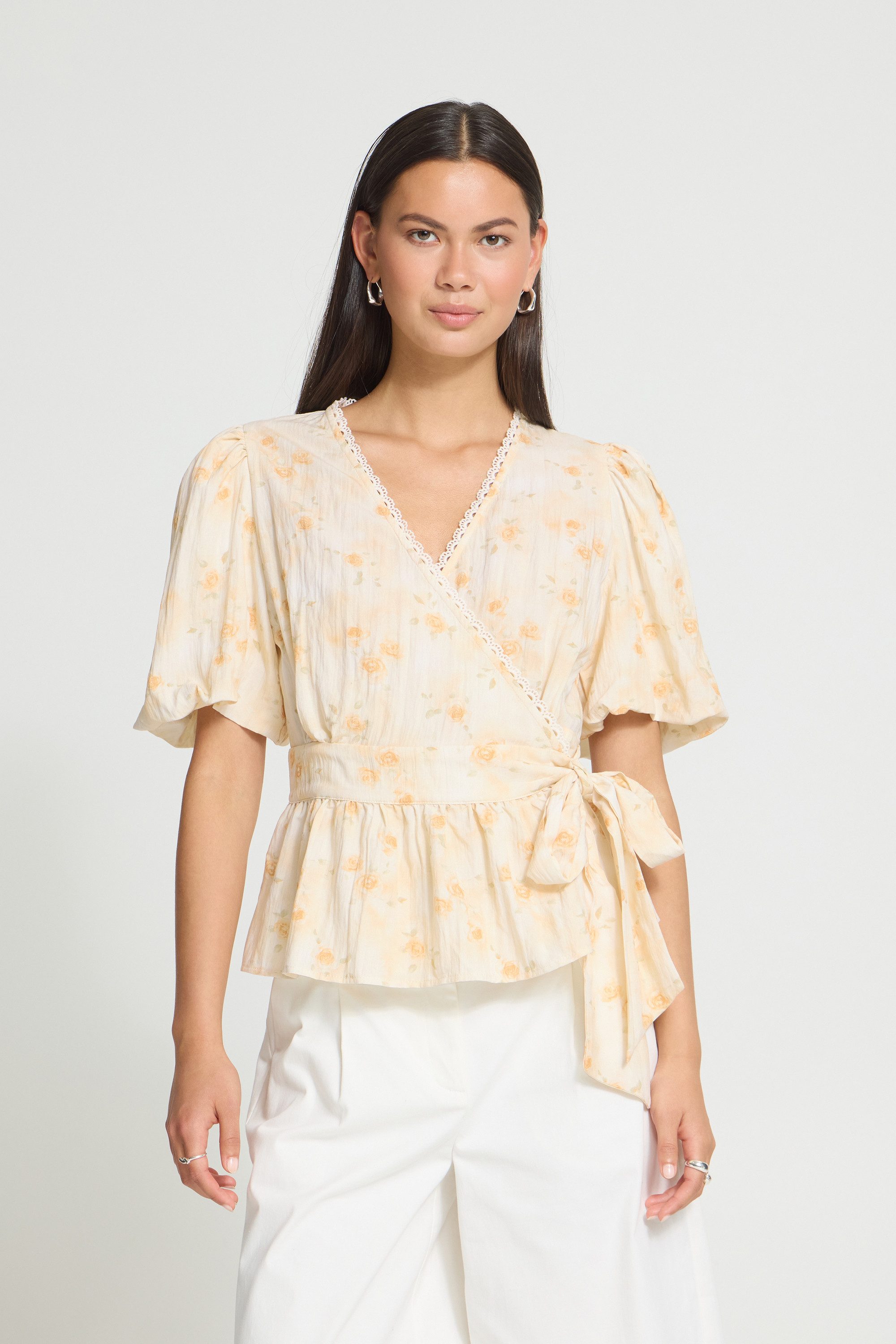 b.young Kurzarmbluse Kurzarm-Bluse BYXFIMMA