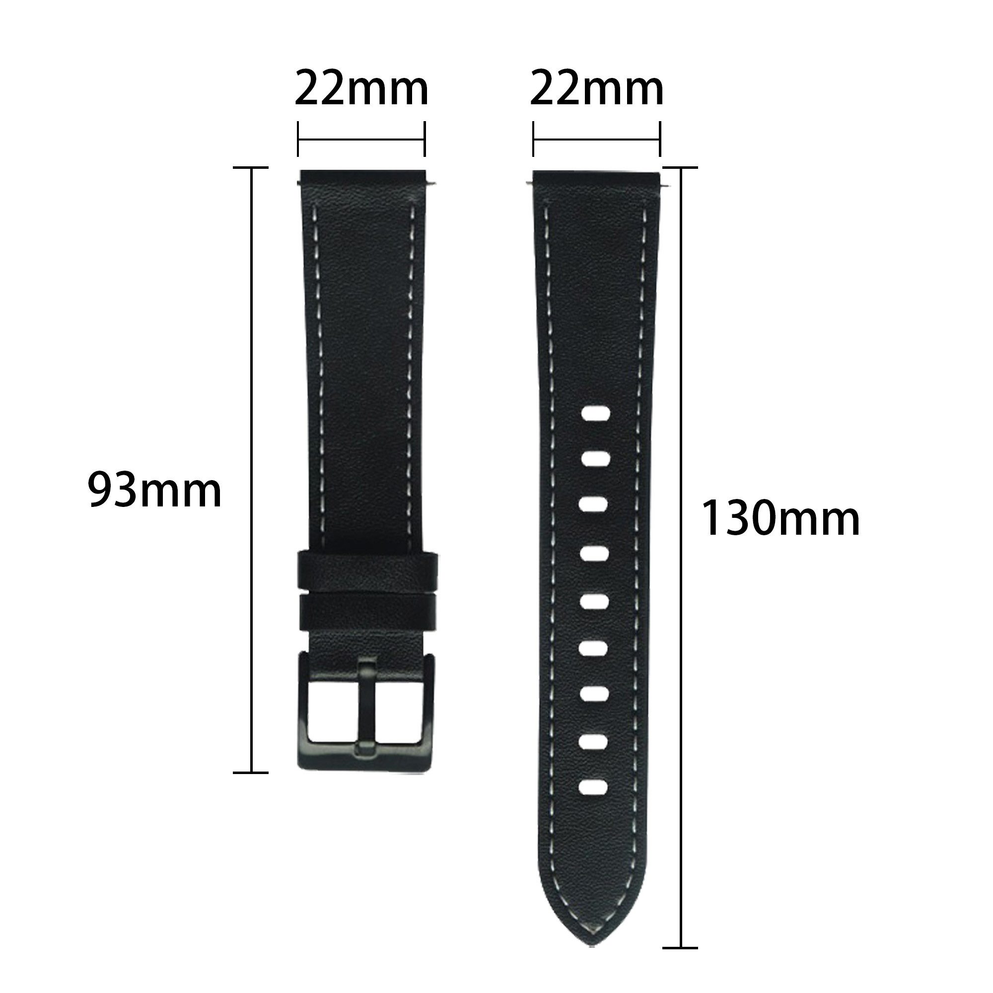 Cadorabo Smartwatch-Armband, Smartwatch Ersatzarmband - 22mm günstig online kaufen