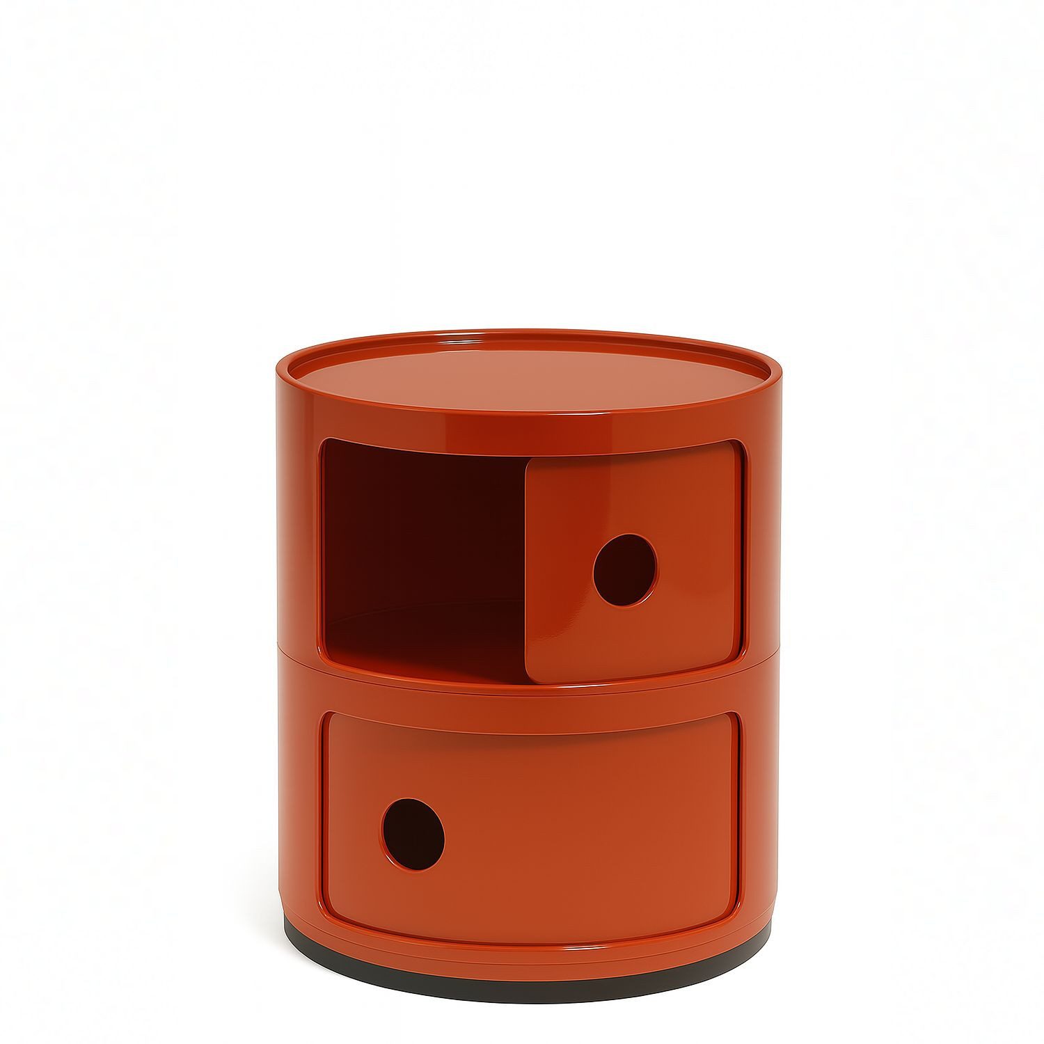 Kartell Container Componibili mit zwei Fächern Orange