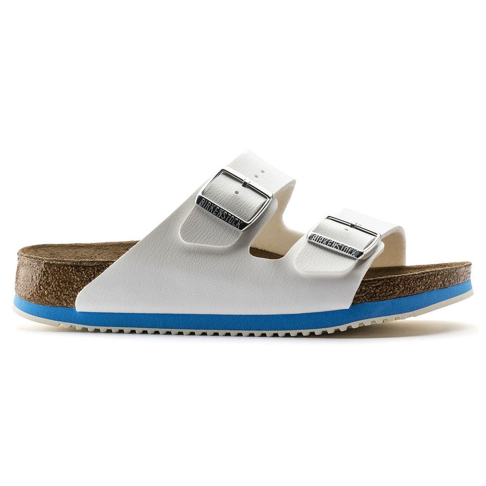 Birkenstock Sandale Arizona Super Grip, Birko-Flor, weiß Pantolette Rutschfeste Sohle & flexible Riemen – perfekt für täglichen Komfort – Bild 5 von 5
