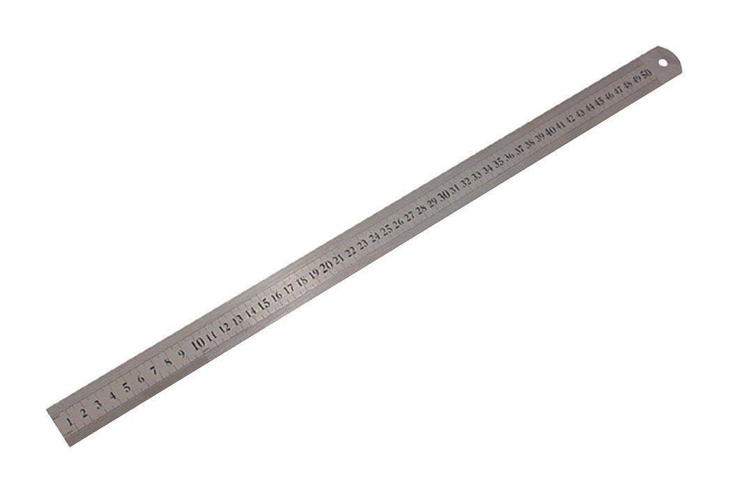 Lineal Lineal aus Stahl 50 cm