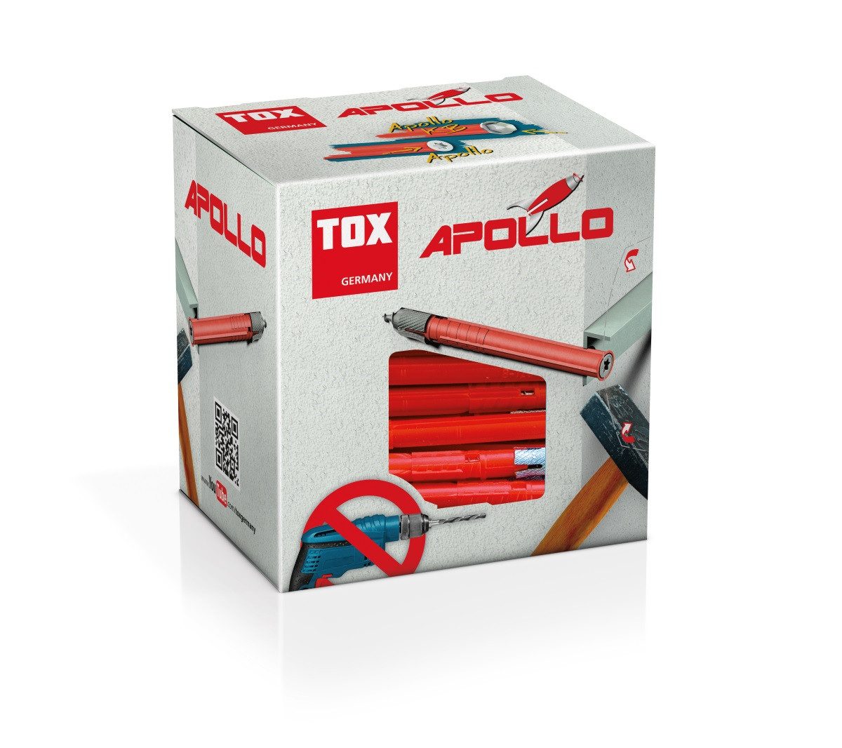 Tox Rahmendübel Rahmendübel Apollo 8/80, (50-tlg)