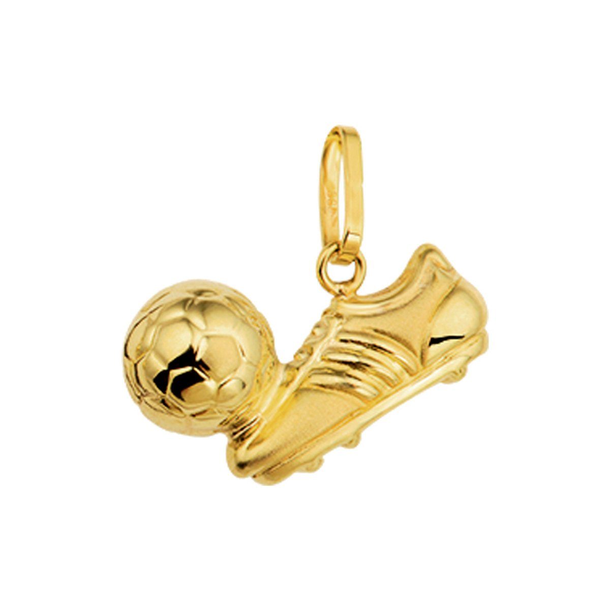 NICEANDnoble Kettenanhänger 585er Gelbgold 14 Karat Kettenanhänger Fußballs günstig online kaufen