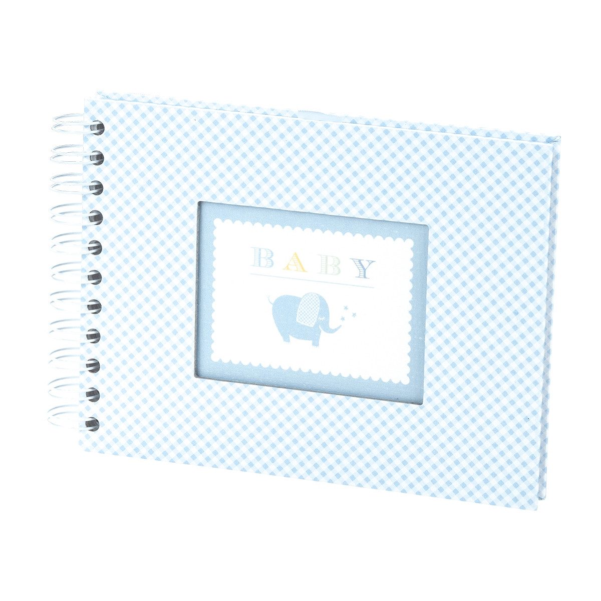 Rössler Fotoalbum RÖSSLER Fotoalbum Baby Boy Wire-O PP hellblau 40x195x145mm