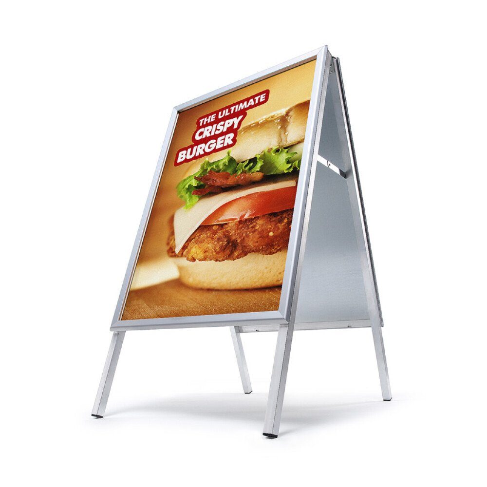 Einzelrahmen Showdown Displays Kundenstopper Standard - 70x100cm - Gehrungsecken
