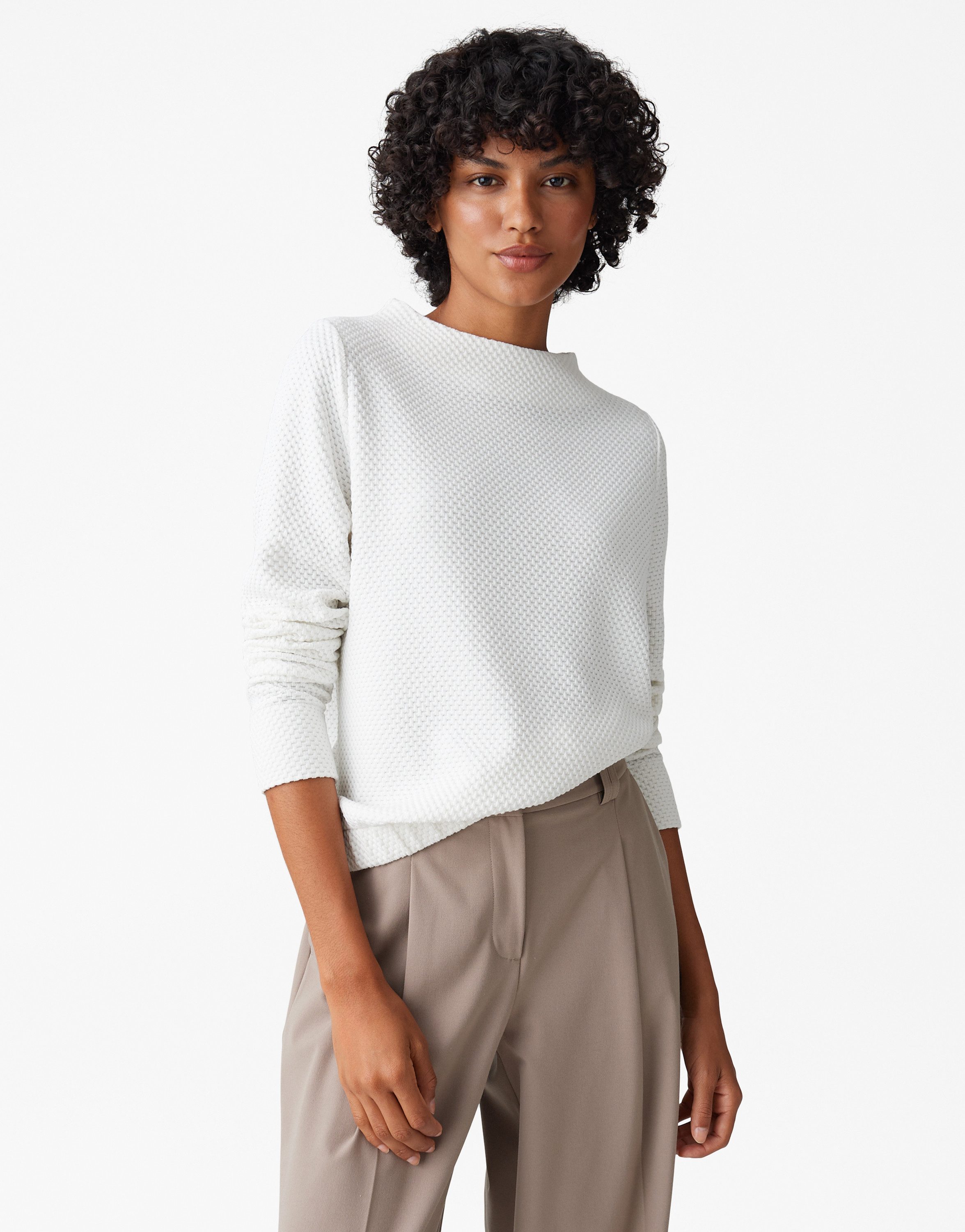 OPUS Sweatshirt GOKLONA Regular aus Viskosemix