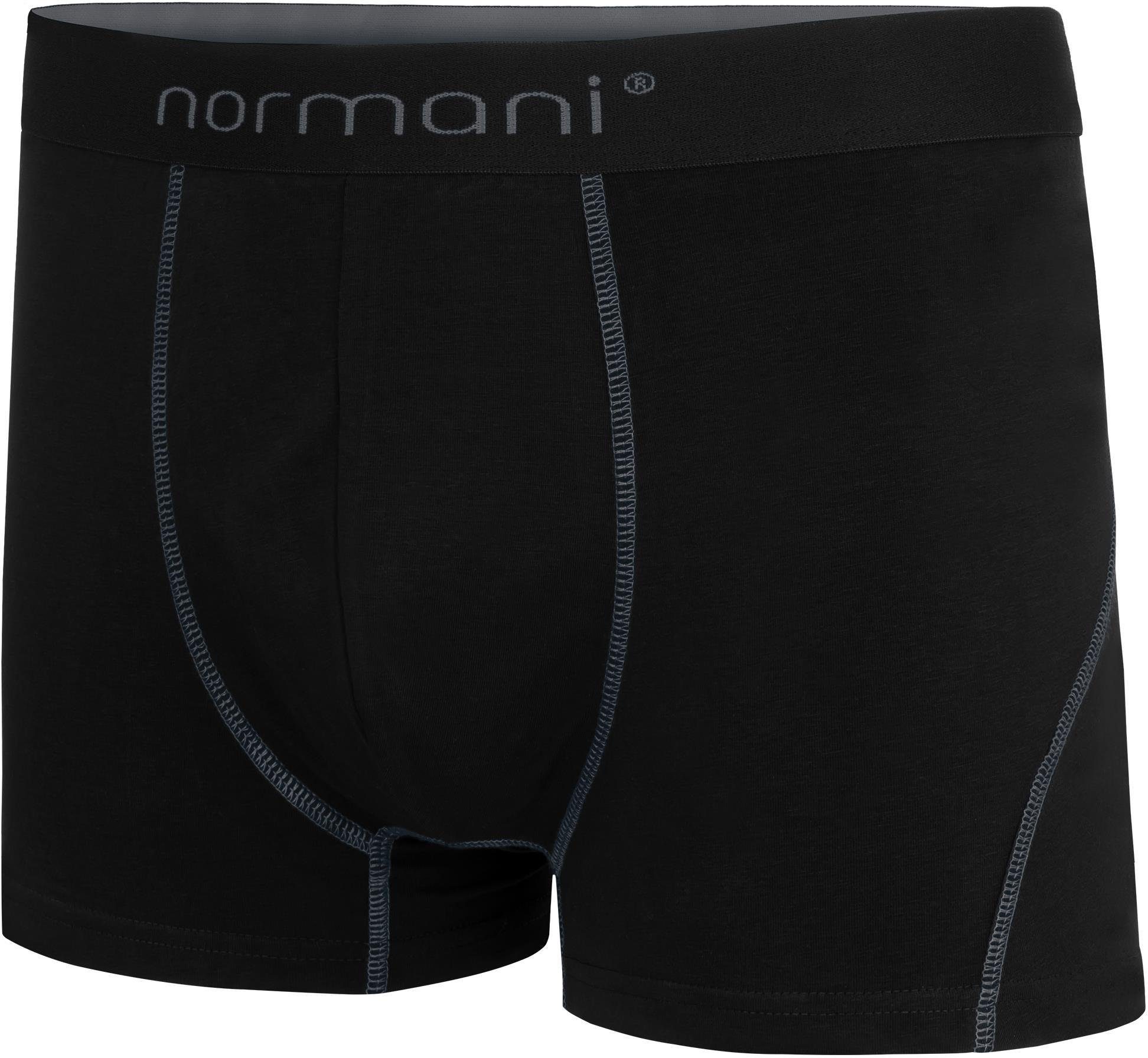 Baumwolle Herren atmungsaktiver für Unterhose 6 Boxershorts aus Baumwoll-Boxershorts Grau Männer normani