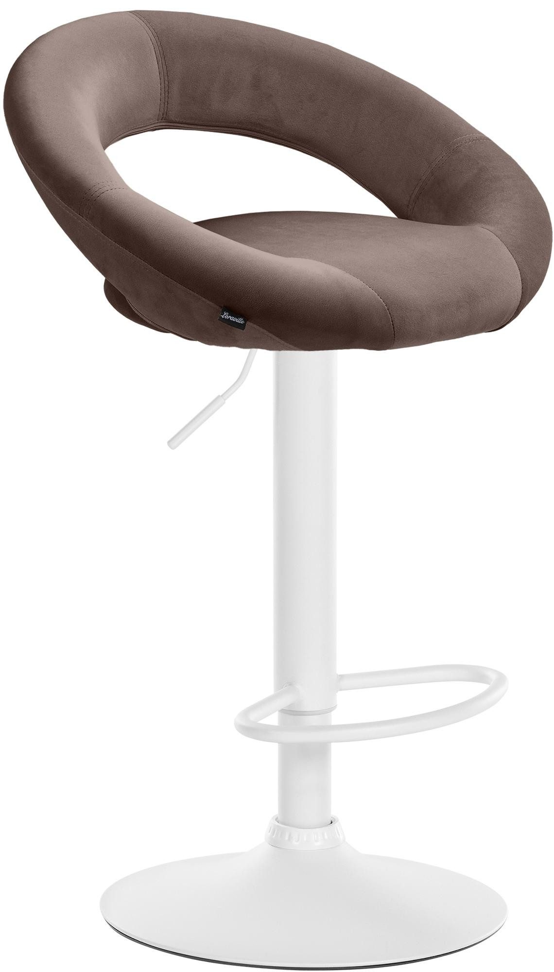 CLP Barhocker Olinda, Samt, höhenverstellbar und drehbar günstig online kaufen