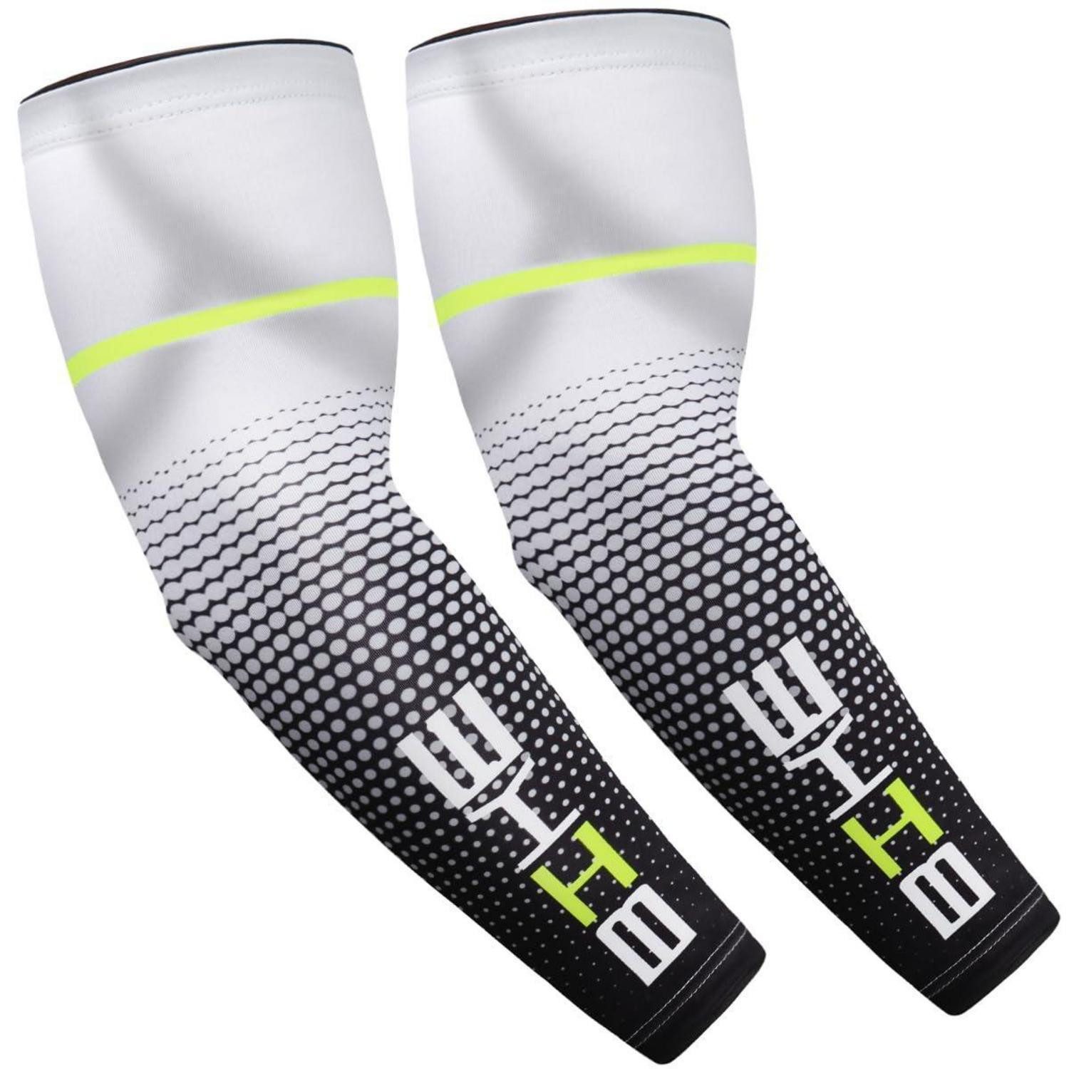 LuxusKollektion Armlinge Arm Sleeves Kompression Weiß