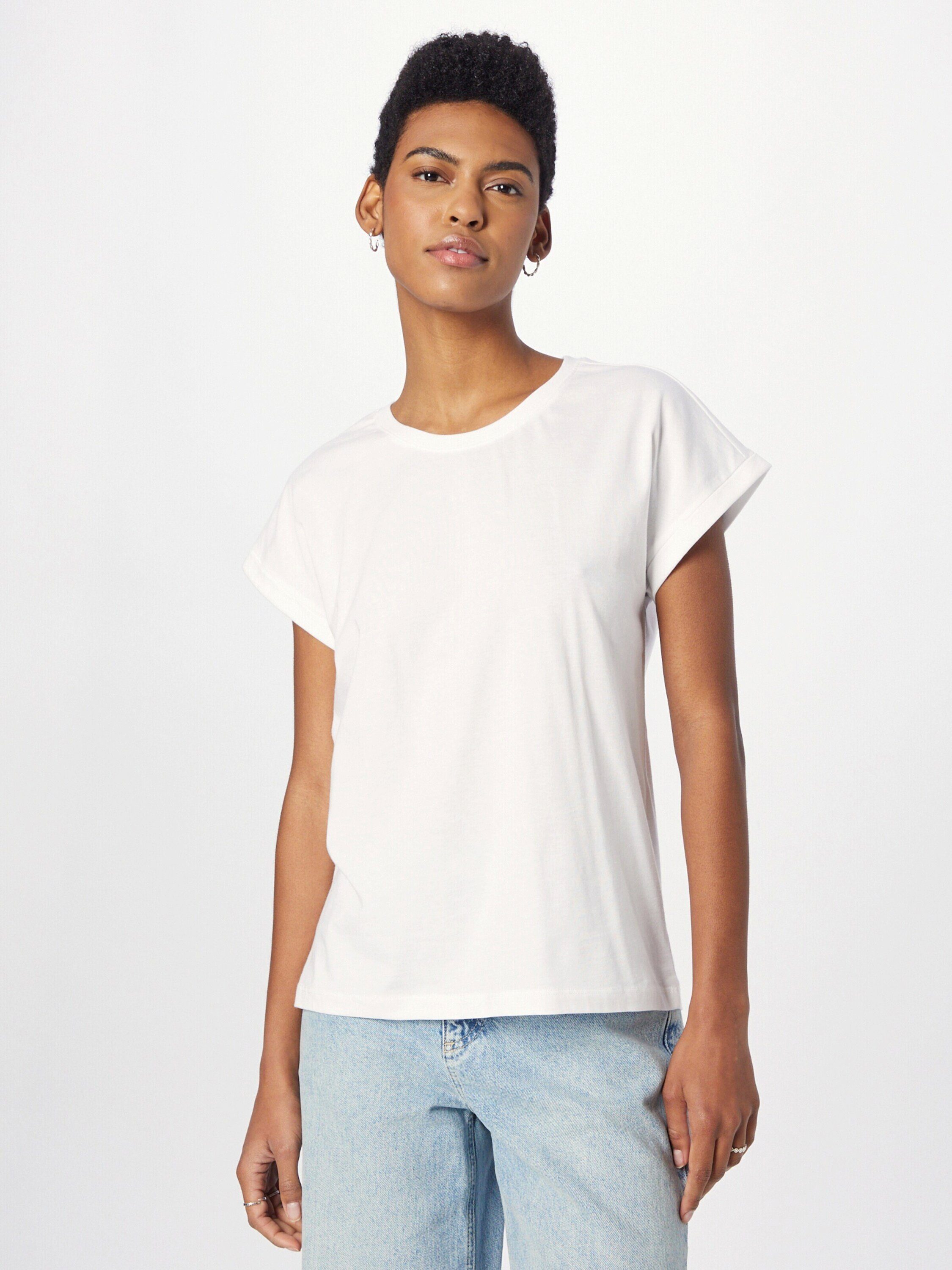 nümph T-Shirt BEVERLY (1-tlg) white Plain/ohne Details bright