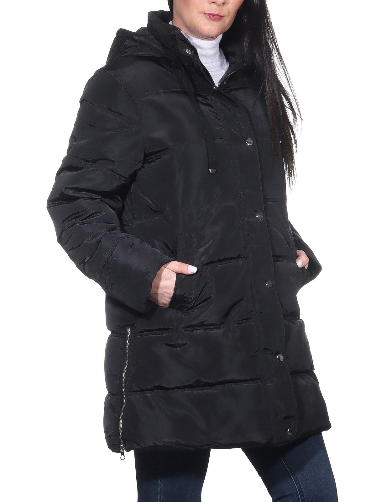 Aurela Damenmode Winterjacke Steppjacke warme Damen Kurzmantel Parka abnehm günstig online kaufen