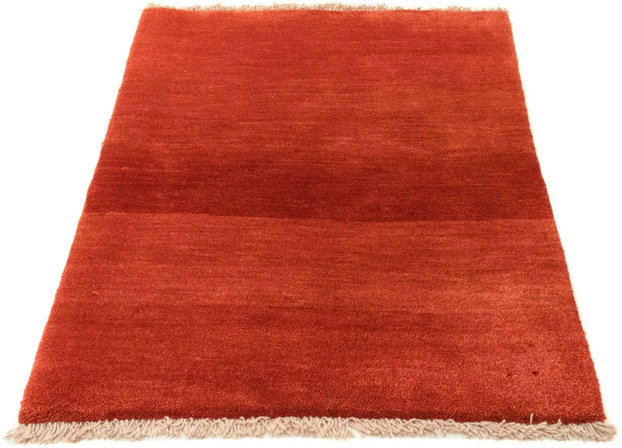 Wollteppich Gabbeh Teppich handgeknüpft mm, rot, handgeknüpft rechteckig, Höhe: morgenland, 18