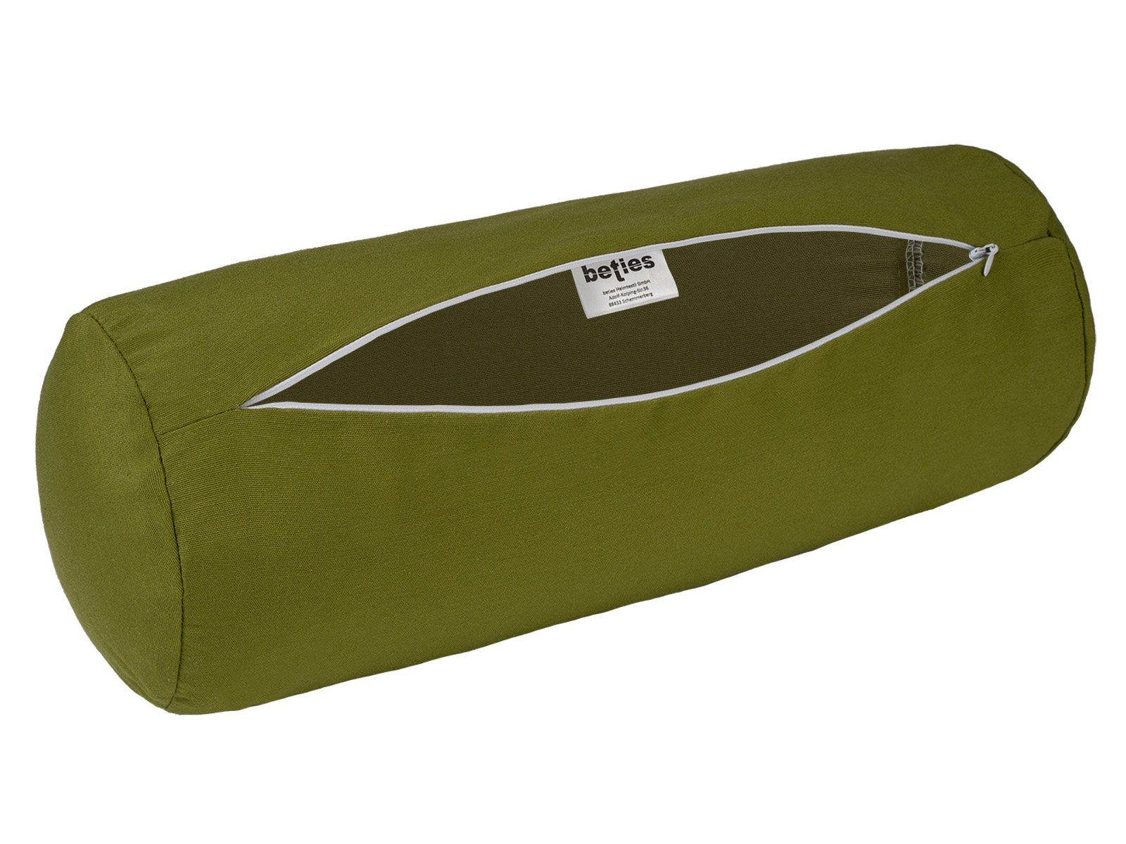 beties Nackenrollenbezug Wunschton, (1 Stück), Nackenrollen-Hülle 15x40 cm Kissenbezug Baumwoll-Mischgewebe – Bild 2 von 5