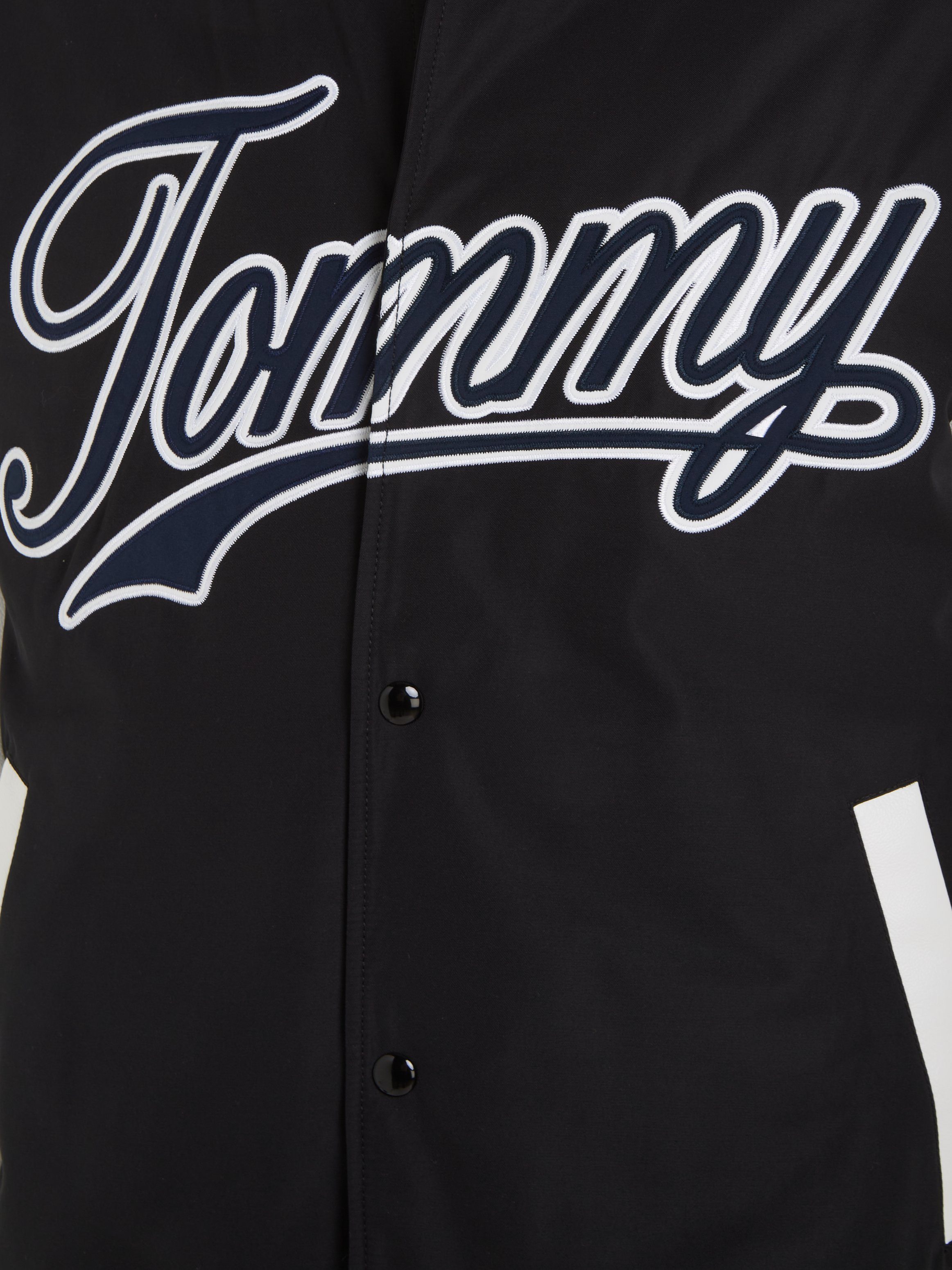 Tommy Jeans Collegejacke TJM LETTERMAN mit JACKET EXT Tommy-Schriftzug